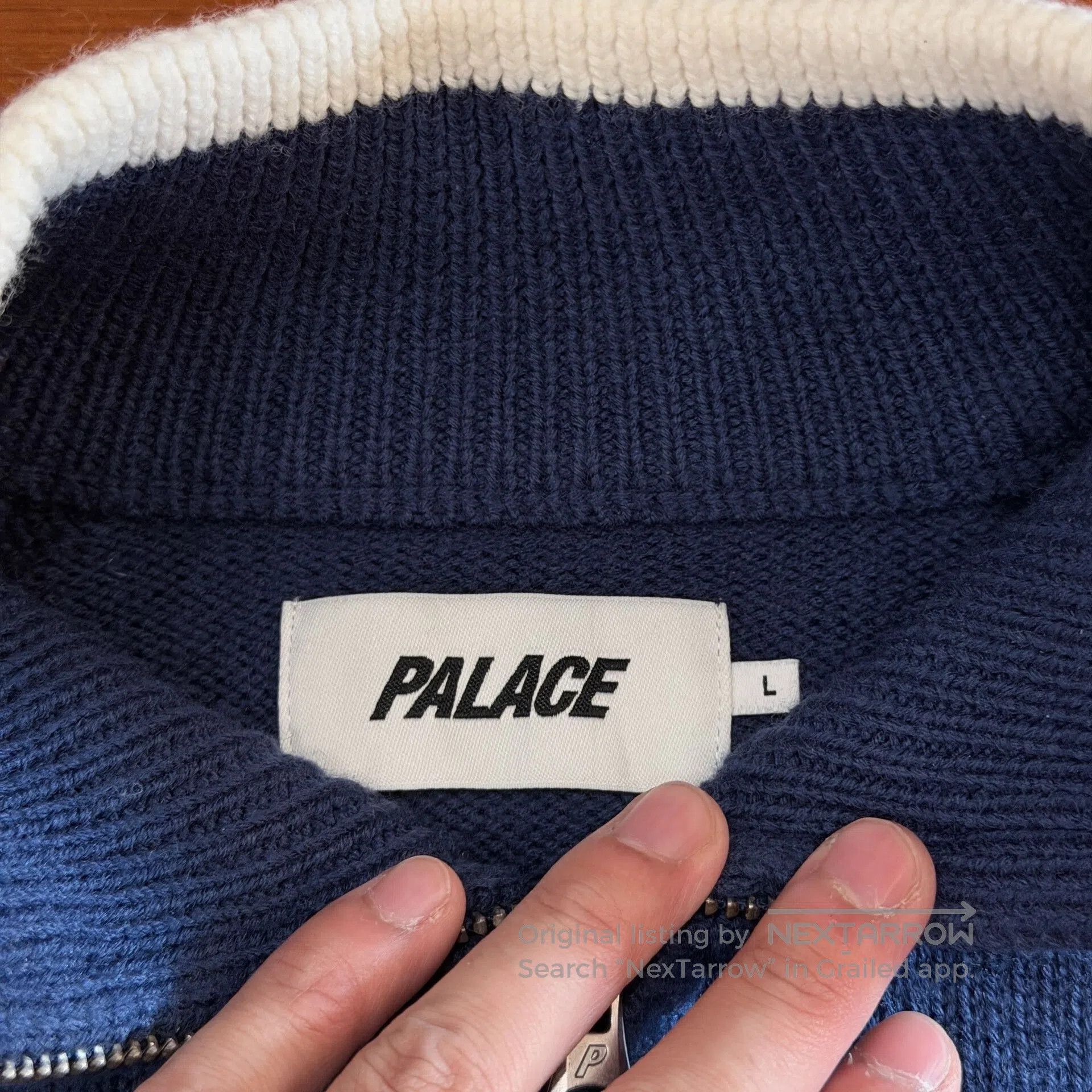 Palace Palace Arch Funnel Knit Zip Jacket. Size US L / EU 52-54 / 3 - 3 Thumbnail