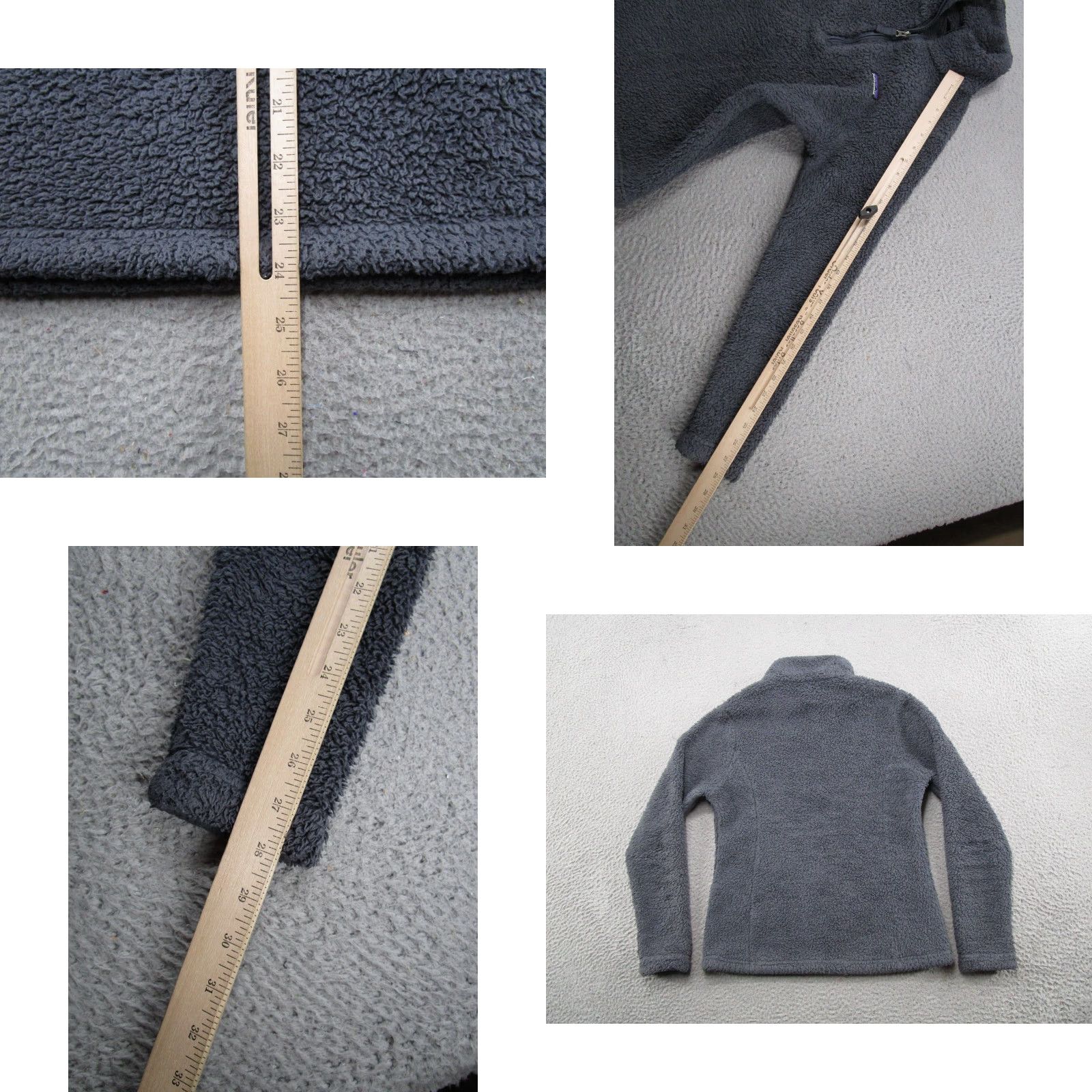 Patagonia Patagonia Jacket Womens S Gray 1/4 Zip Mock Neck Fleece Mid-Length Casual Outdoor Los Gatos Vintage: No Size S / US 4 / IT 40 - 8 Thumbnail