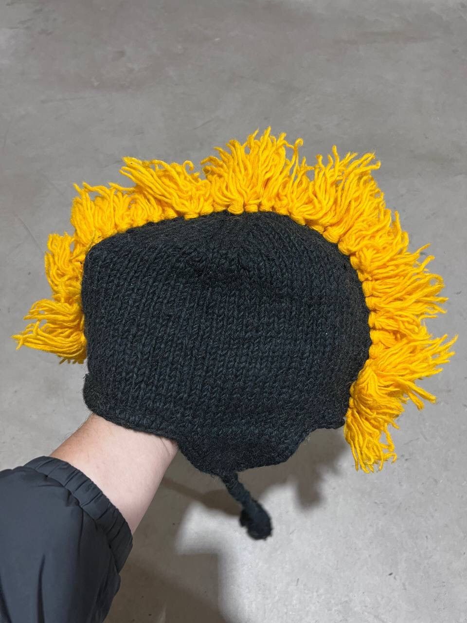 Japanese Brand Rare Vintage Y2K Trapped Punk Sunflower 🌻 Hat Winter Size ONE SIZE - 3 Thumbnail