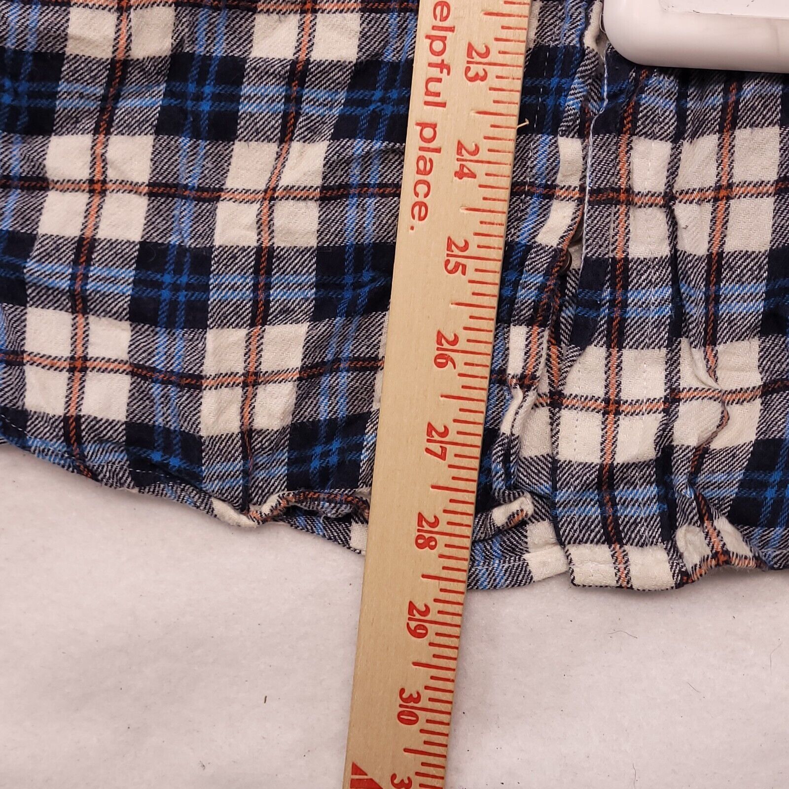 Croft & Barrow Croft & Barrow Tartan Flannel Shirt Mens Size M White Blue Size US M / EU 48-50 / 2 - 8 Thumbnail