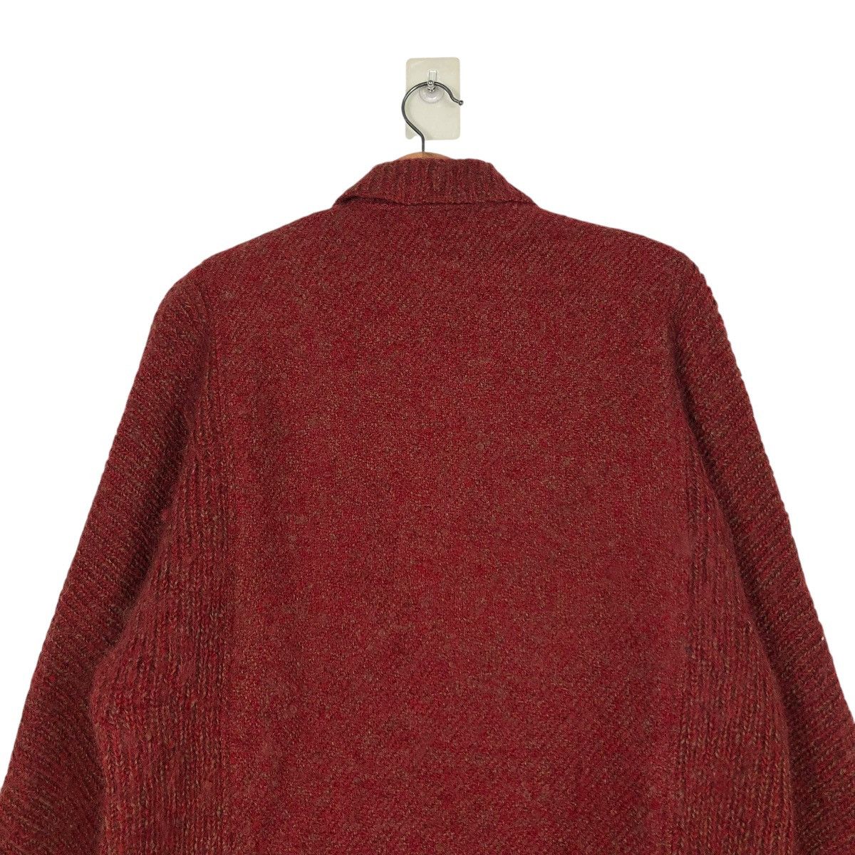Burberry 🔥VINTAGE BURBERRYS KNIT WOOL BOMBER JACKET DOUBLE BREAST Size US M / EU 48-50 / 2 - 11 Thumbnail