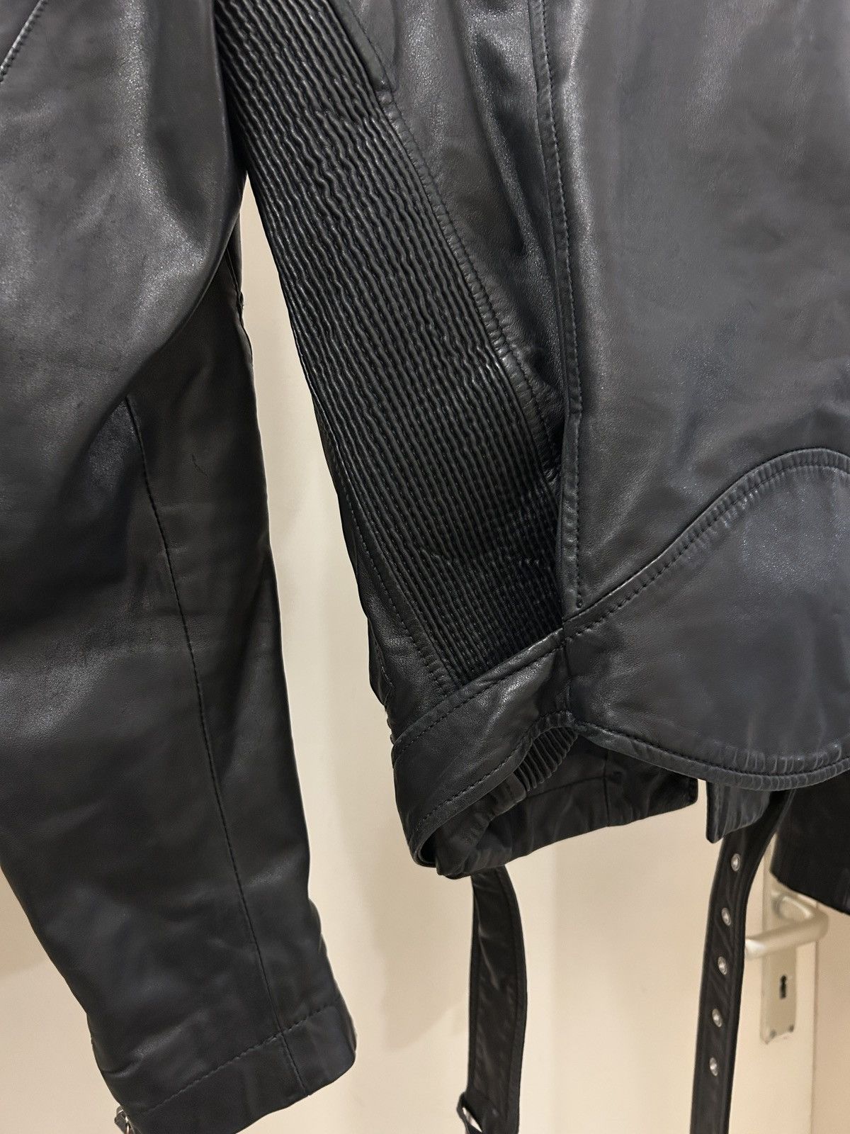 Balmain Balmain 2010s black leather perfecto biker jacket Size US M / EU 48-50 / 2 - 9 Thumbnail