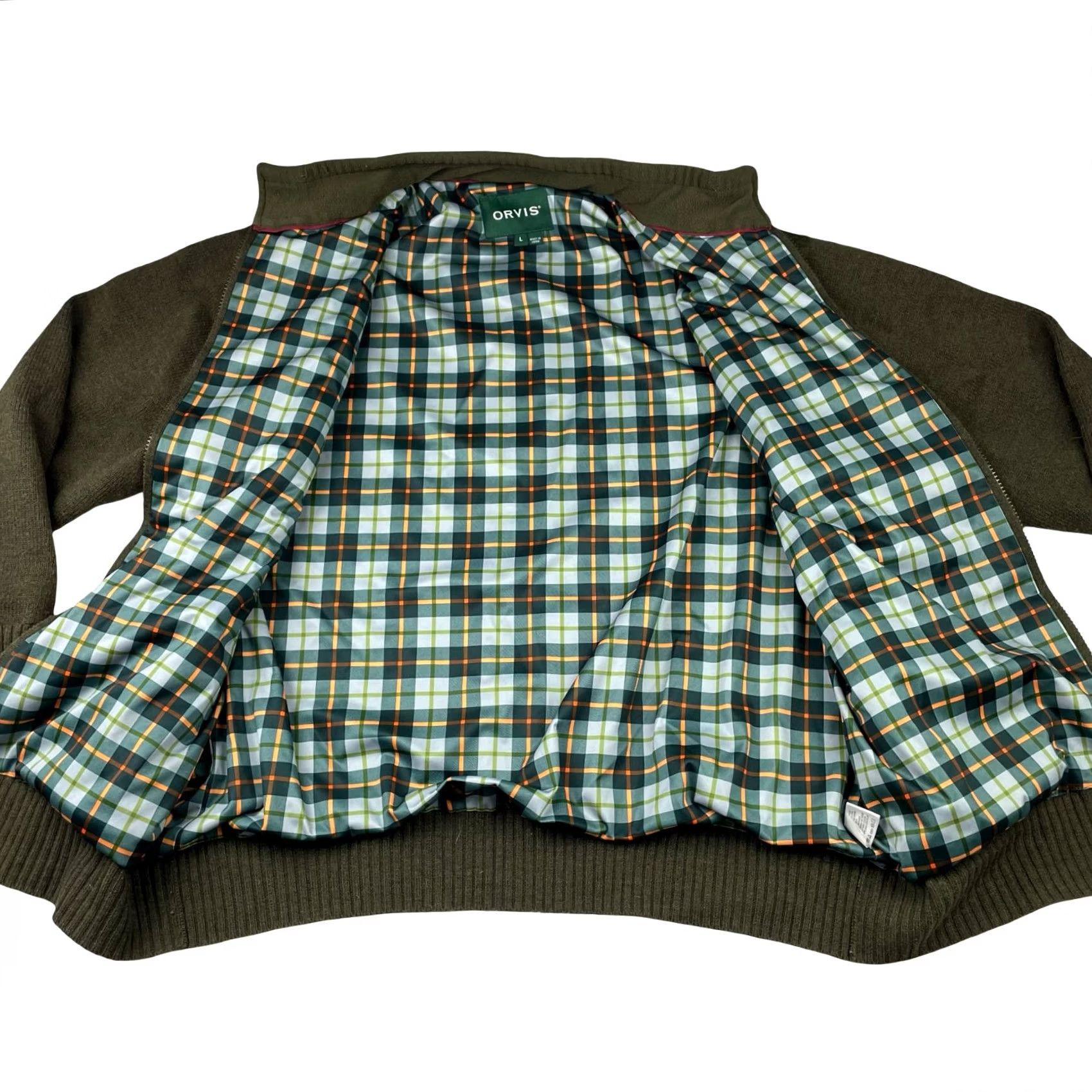Orvis Orvis Windstopper Jacket Wool Green Full Zip Lined Large Mens Regular 100% Wool Jacket Windbreaker Modern Vintage No N/A Size US L / EU 52-54 / 3 - 3 Thumbnail