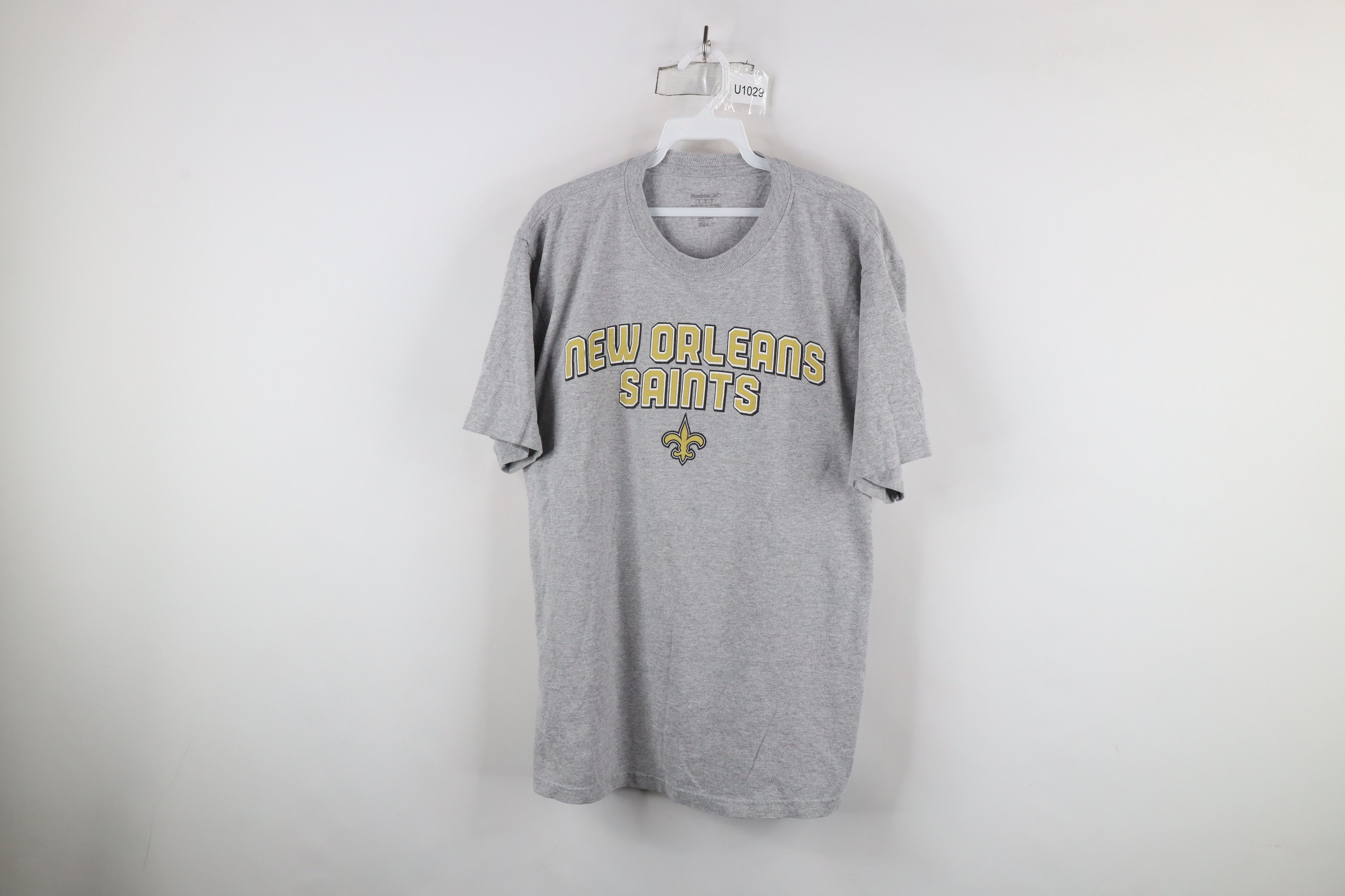 Reebok × Vintage Vintage Reebok Out New Orleans Saints Football T-Shirt Gray Size US M / EU 48-50 / 2 - 1 Thumbnail