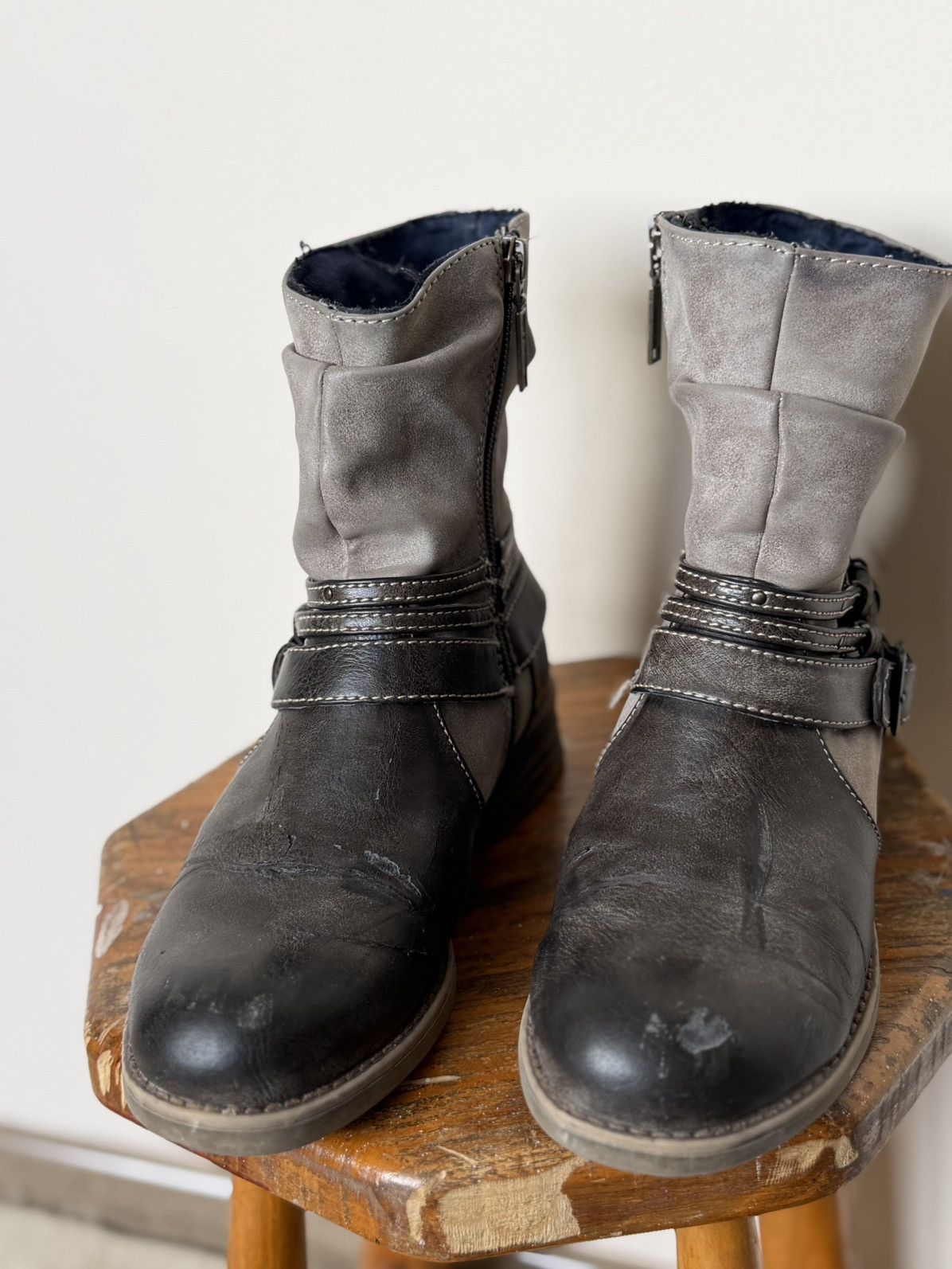 14th Addiction Leather WESTERN belts AVANT-GARDE Boots margiela STYLE Size US 8 / IT 38 - 5 Thumbnail