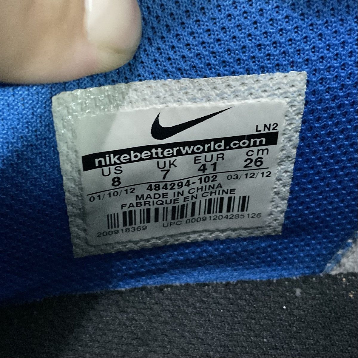 Nike Dunk Low NG Golf White Blue 2012 Size US 8 / EU 41 - 16 Thumbnail