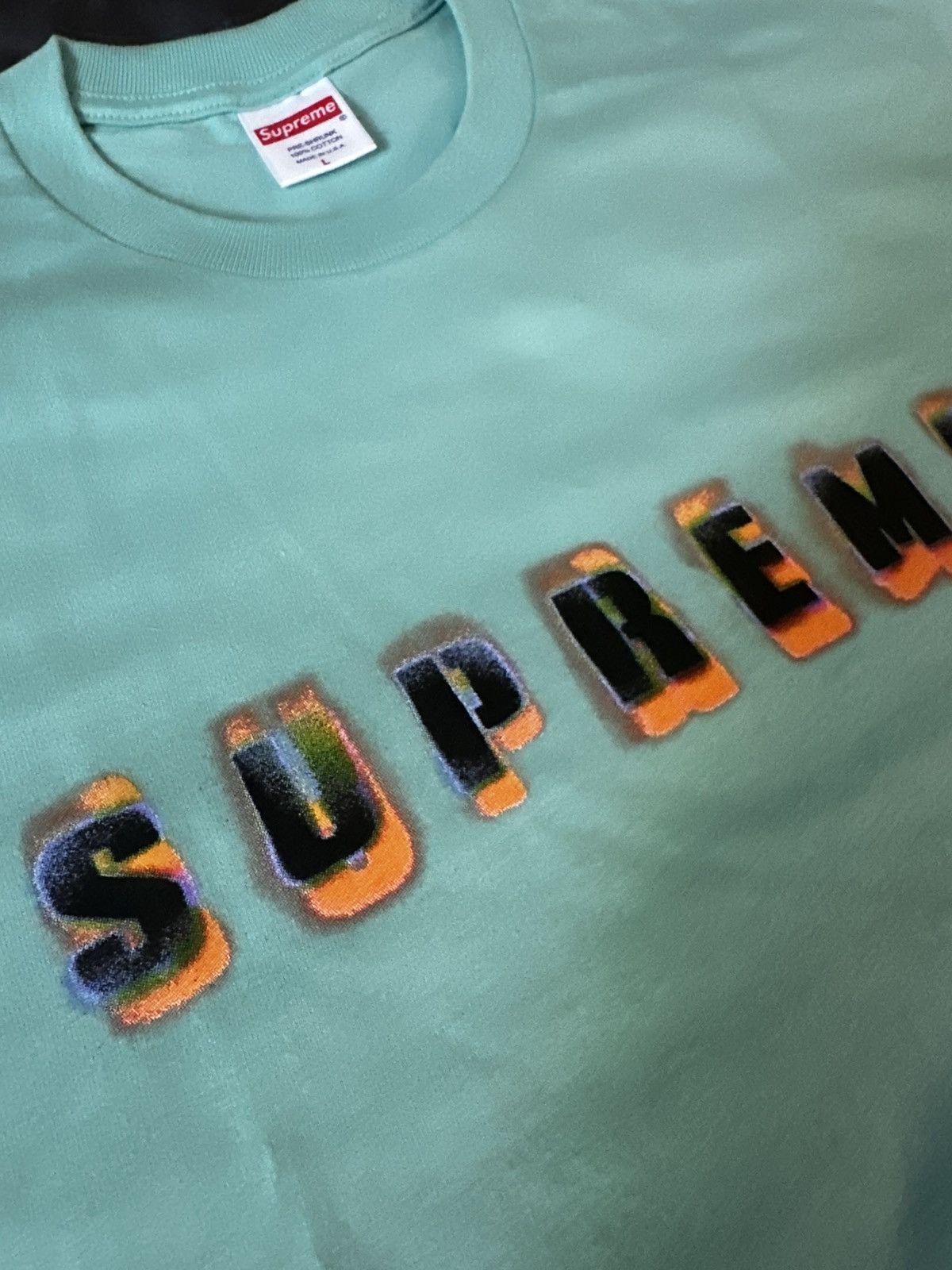 Supreme Supreme Stencil Tee Size US L / EU 52-54 / 3 - 6 Thumbnail