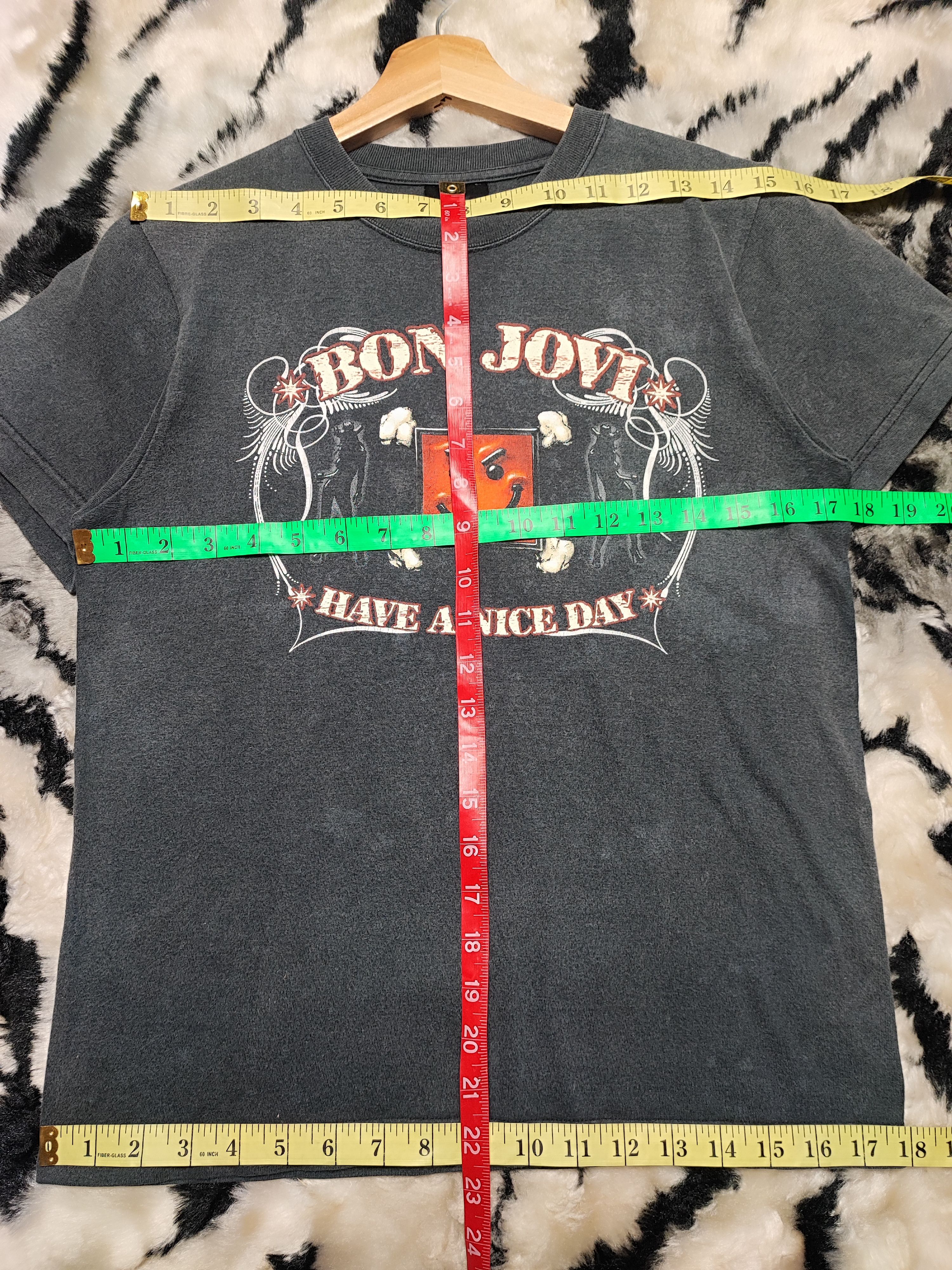 Band Tees × Vintage Vintage Y2K Bon Jovi Tour Have A Nice Day Size US XS / EU 42 / 0 - 5 Thumbnail