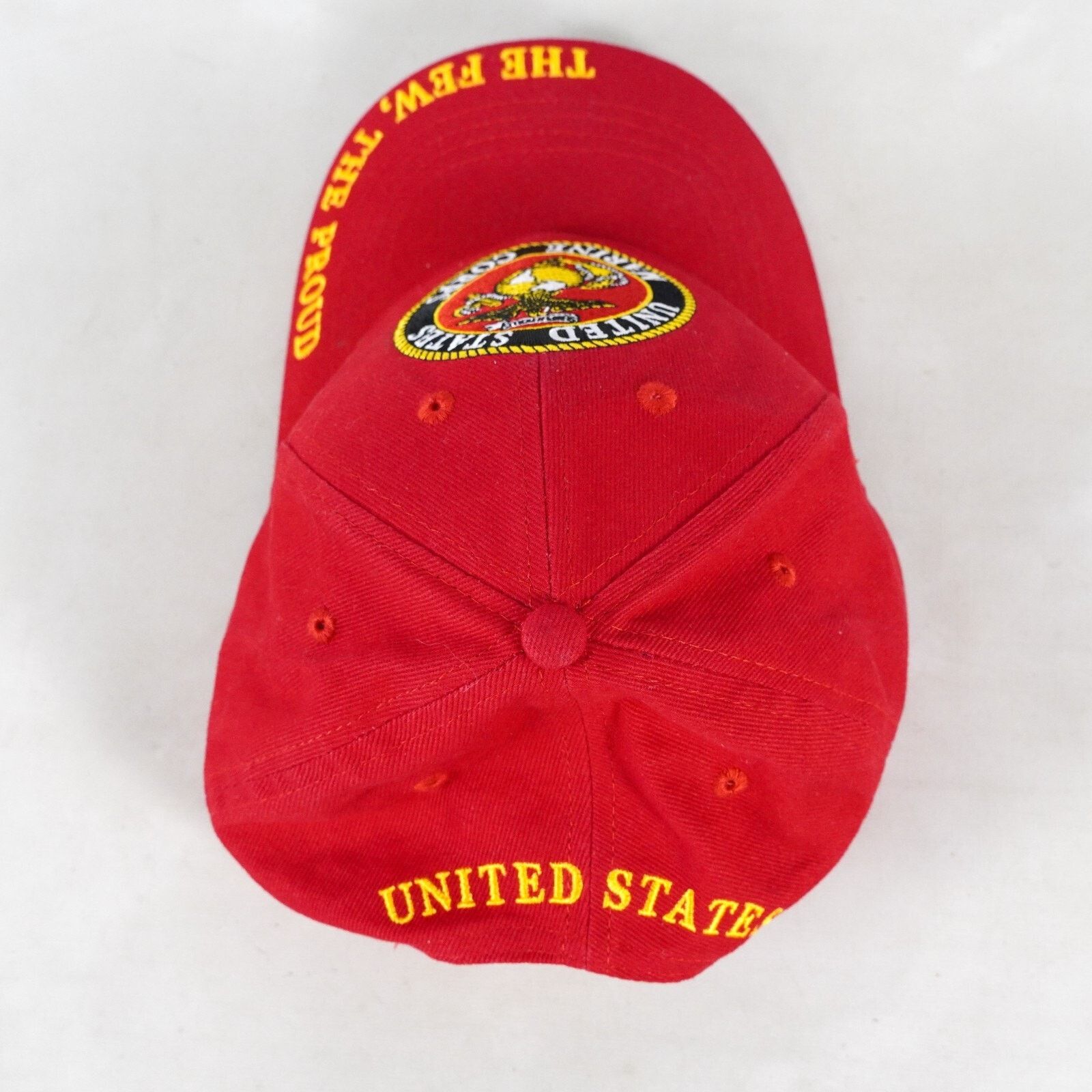 Other United States Marine Corps Military Hat Cap Strapback Red Size ONE SIZE - 6 Thumbnail