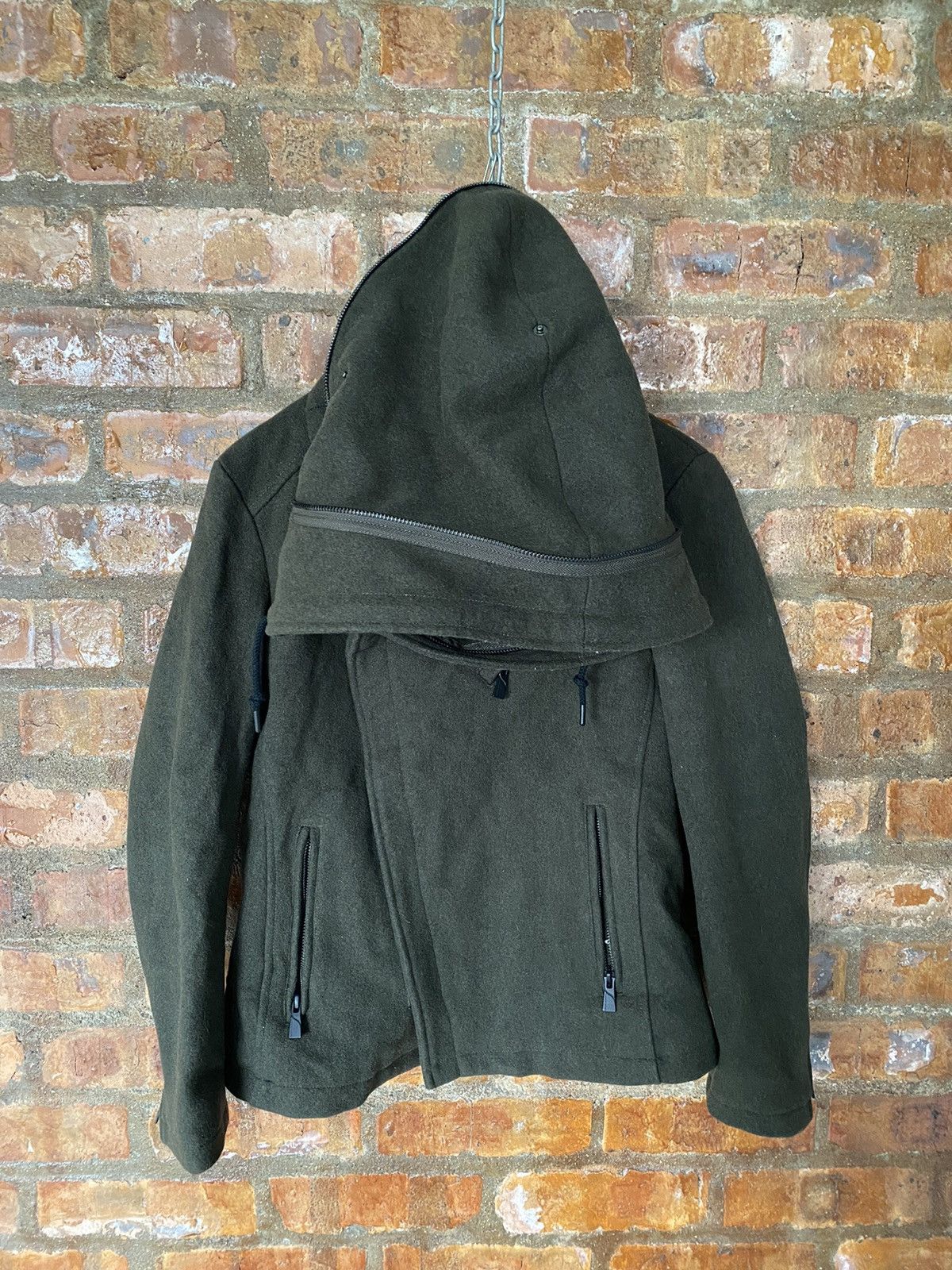 Katharine Hamnett London Vtg K.Hamnett Gimmick Bono Wool padded large hoodie Size US S / EU 44-46 / 1 - 6 Thumbnail
