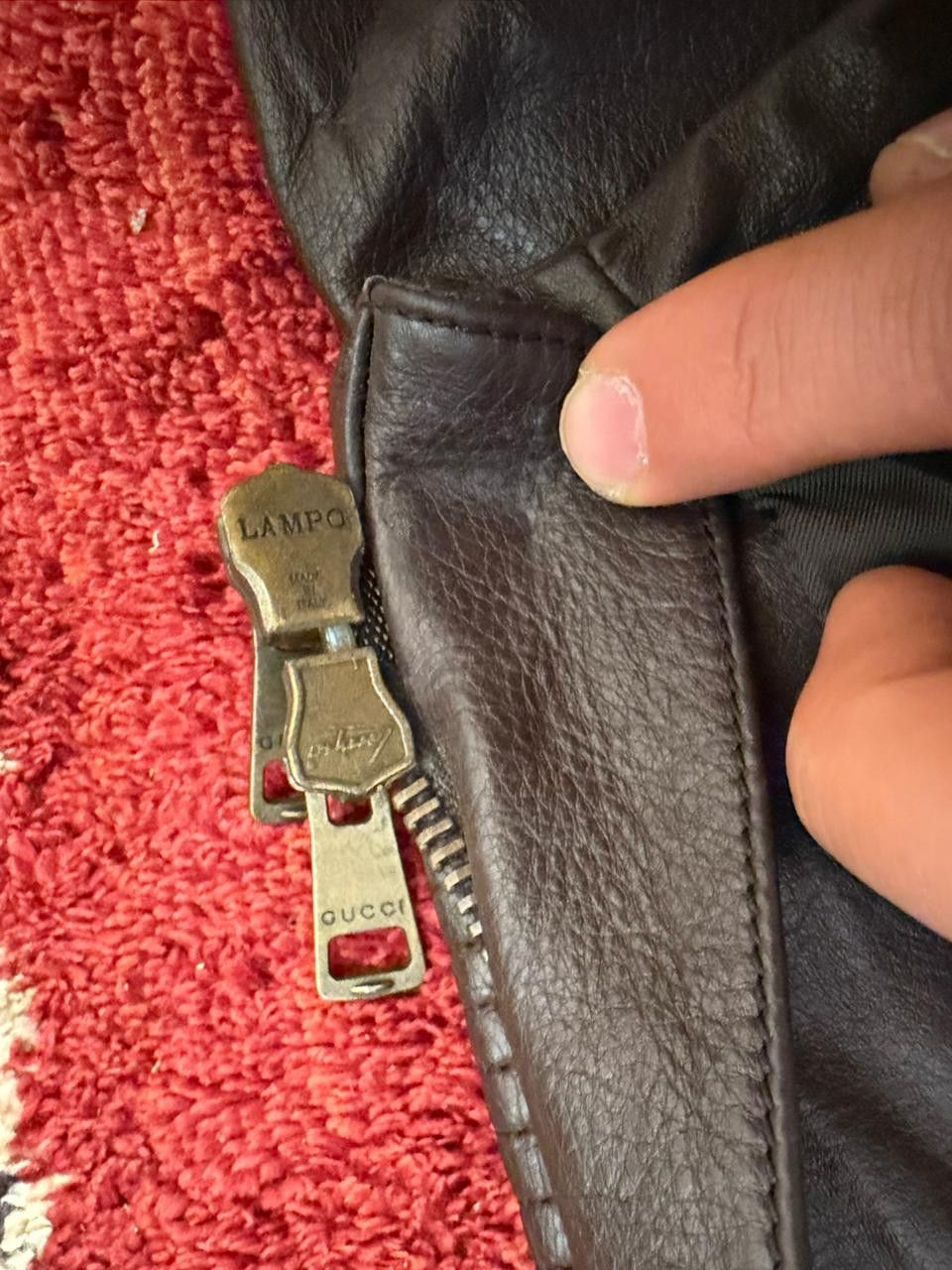 Gucci Gucci Vintage Women’s Leather Jacket Tom Ford Era Y2k 42IT Size M / US 6-8 / IT 42-44 - 7 Thumbnail