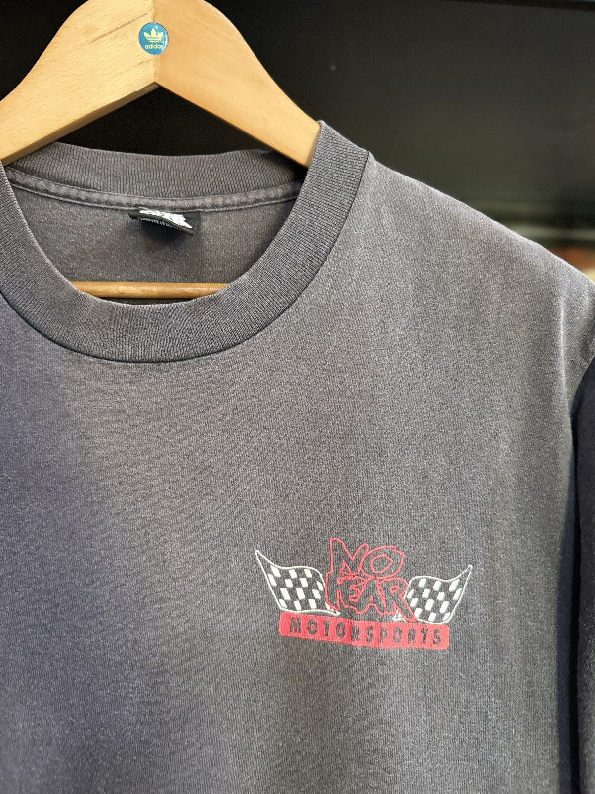 No Fear Thrashed Vintage 90s No Fear Motorsports Racing Sun Faded T Size US L / EU 52-54 / 3 - 6 Thumbnail