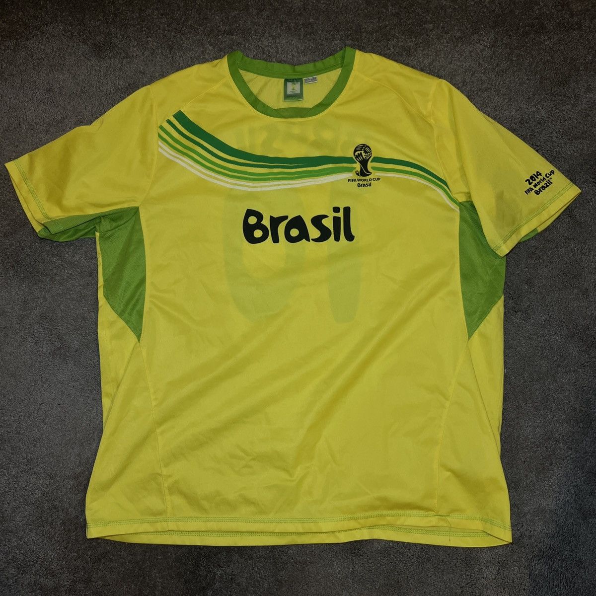 FIFA World Cup Brazil 2014 Vintage Jersey Tee
