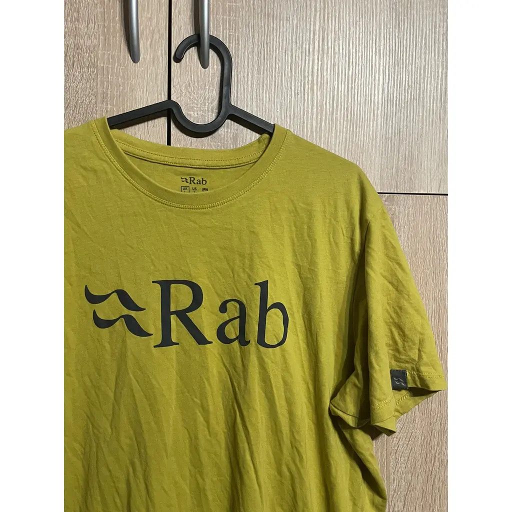 Rab Rab Logo Organic Tee in Golden Ochre — Effortless Outdoor Size US L / EU 52-54 / 3 - 1 Thumbnail