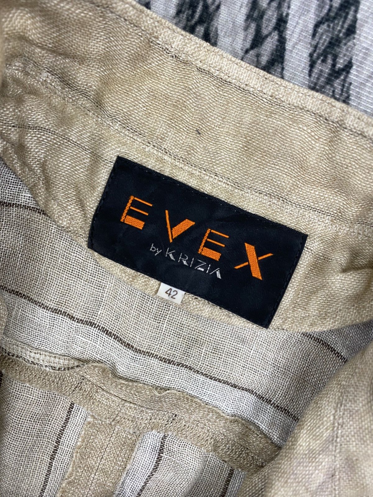 Krizia Uomo Vintage EVEX By Krizia Beige Linen Jacket Size M / US 6-8 / IT 42-44 - 11 Thumbnail