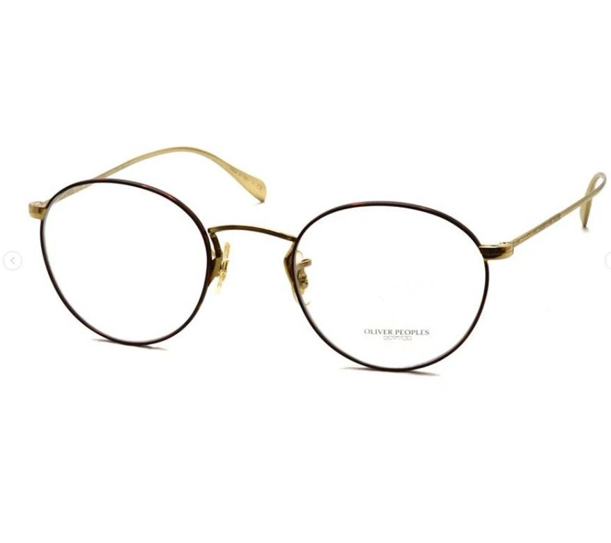 Oliver Peoples 47mm ~ Antique Gold ~ OLIVER PEOPLES COLERIDGE OPTICAL Size ONE SIZE - 6 Thumbnail