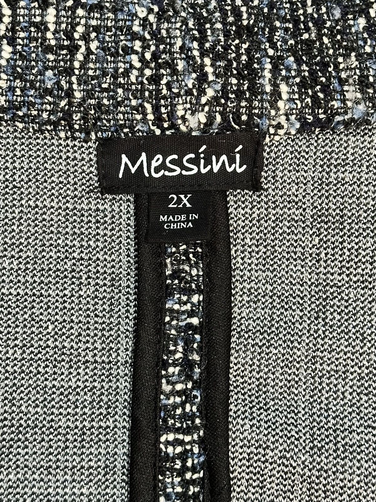 Other Messini Womens Tweed Style Blazer Jacket Size XXL / US 16-18 / IT 52-54 - 9 Thumbnail