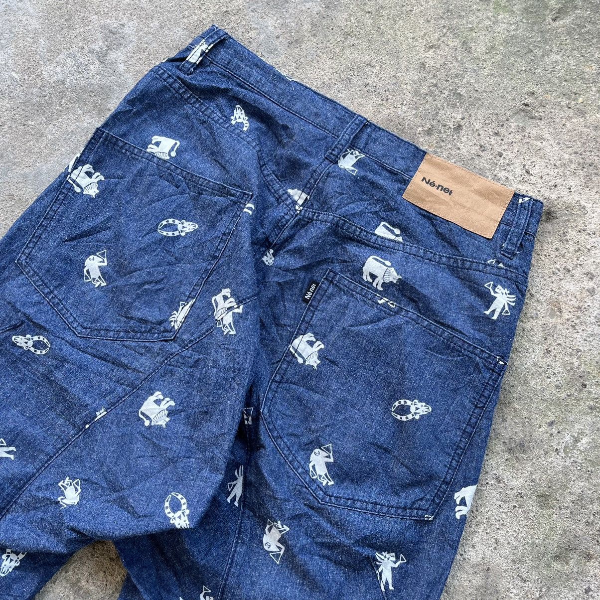 Issey Miyake Ne-net by Issey Miyake Pants Full Print Size US 30 / EU 46 - 8 Thumbnail