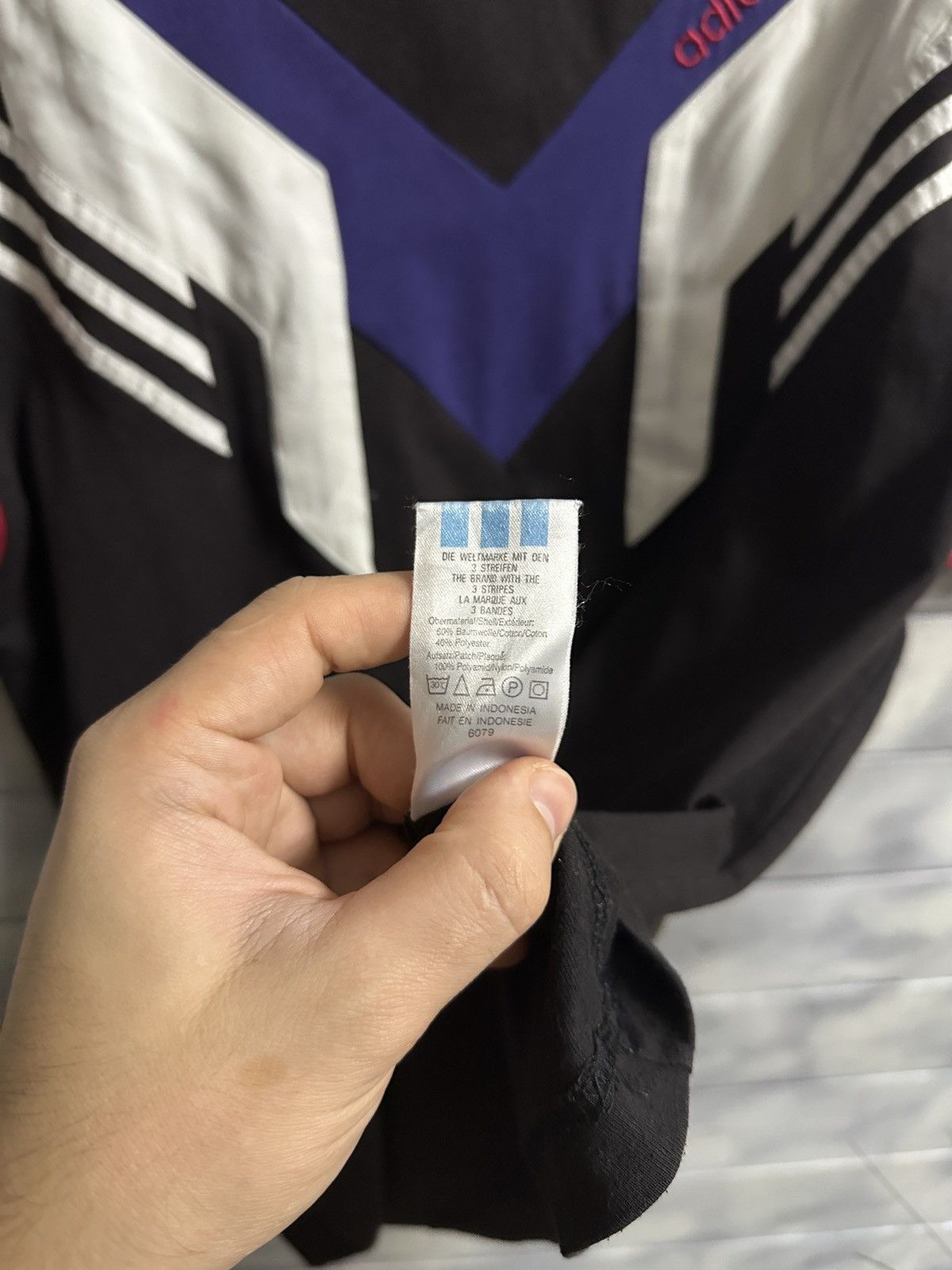 Adidas Rare Vintage 80s 90s Adidas Geometric Colorblock T-Shirt Size US M / EU 48-50 / 2 - 12 Thumbnail