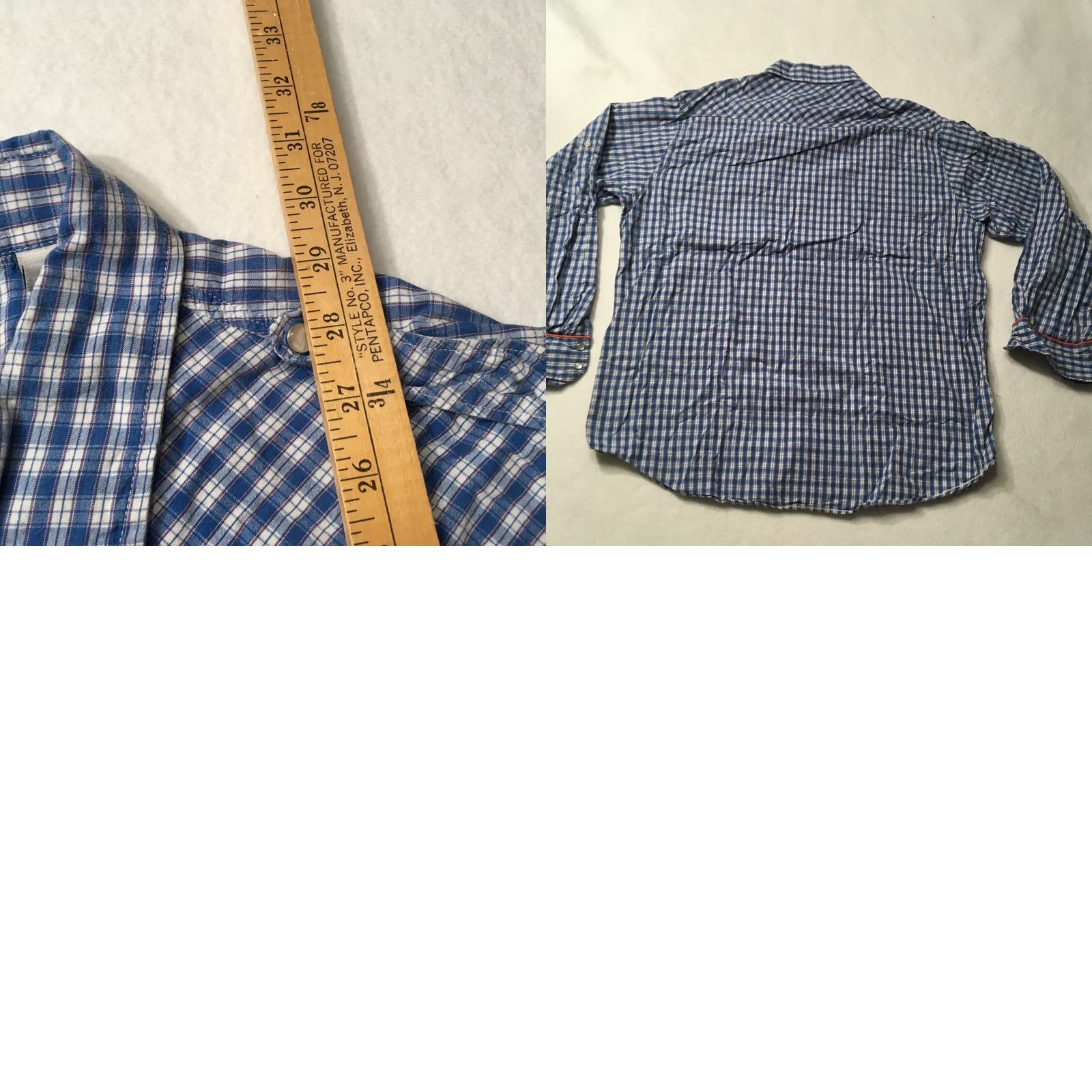 Vintage emcee Shirt Mens 2XL Blue Western Pearl Snap finals Patches the best Cowboy Outdoor Western Shirt Mens 2XL Blue emcee Size US XXL / EU 58 / 5 - 8 Thumbnail