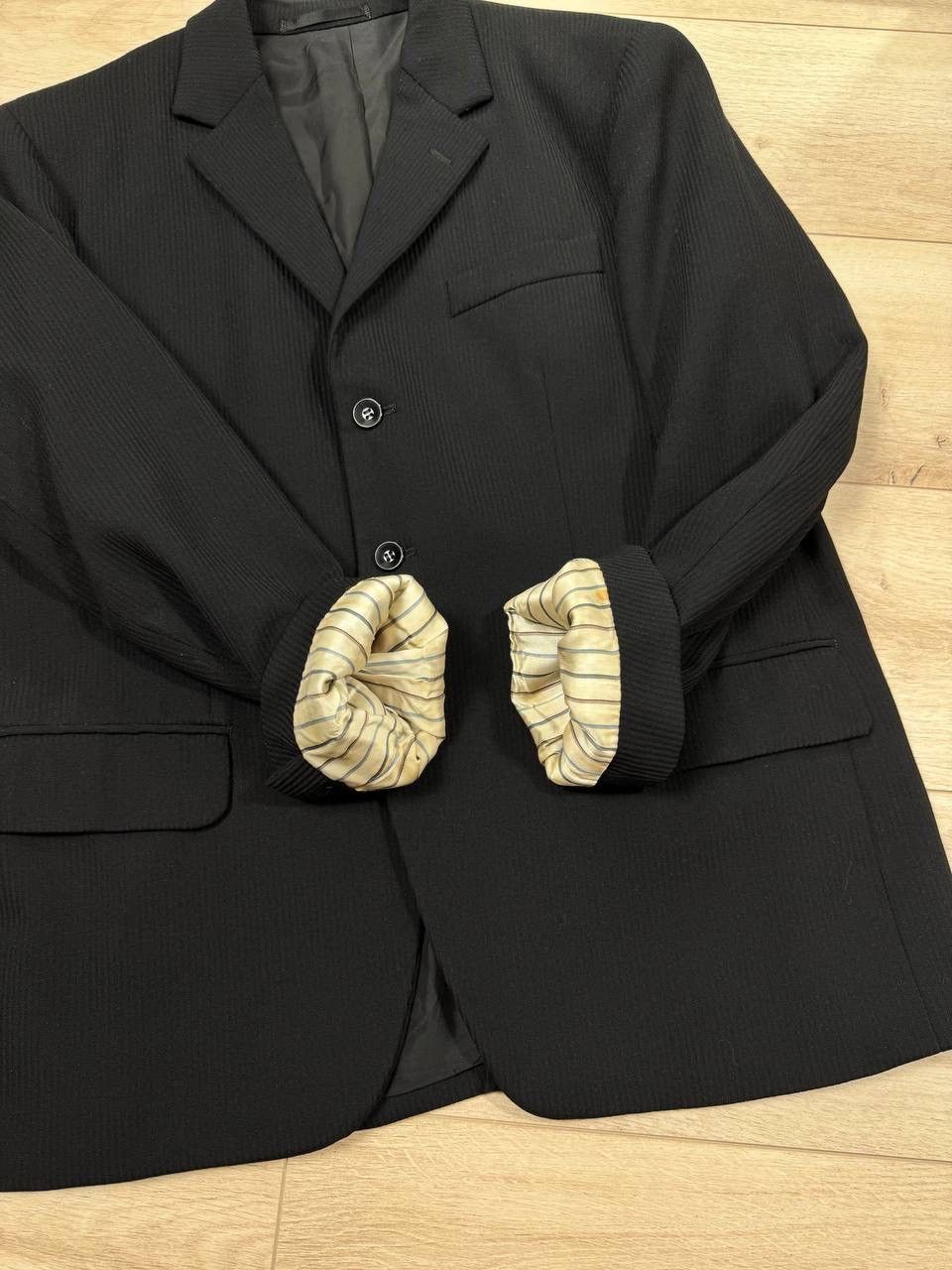 Vintage Vintage 1940s Men’s Black Suit - High Waist Trousers Size 42S - 3 Thumbnail