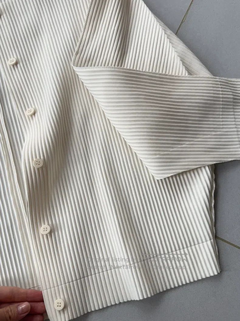 Issey Miyake Issey Miyake size:one size Crew Neck Cardigan Size XXS / US 00 / IT 34 - 4 Thumbnail