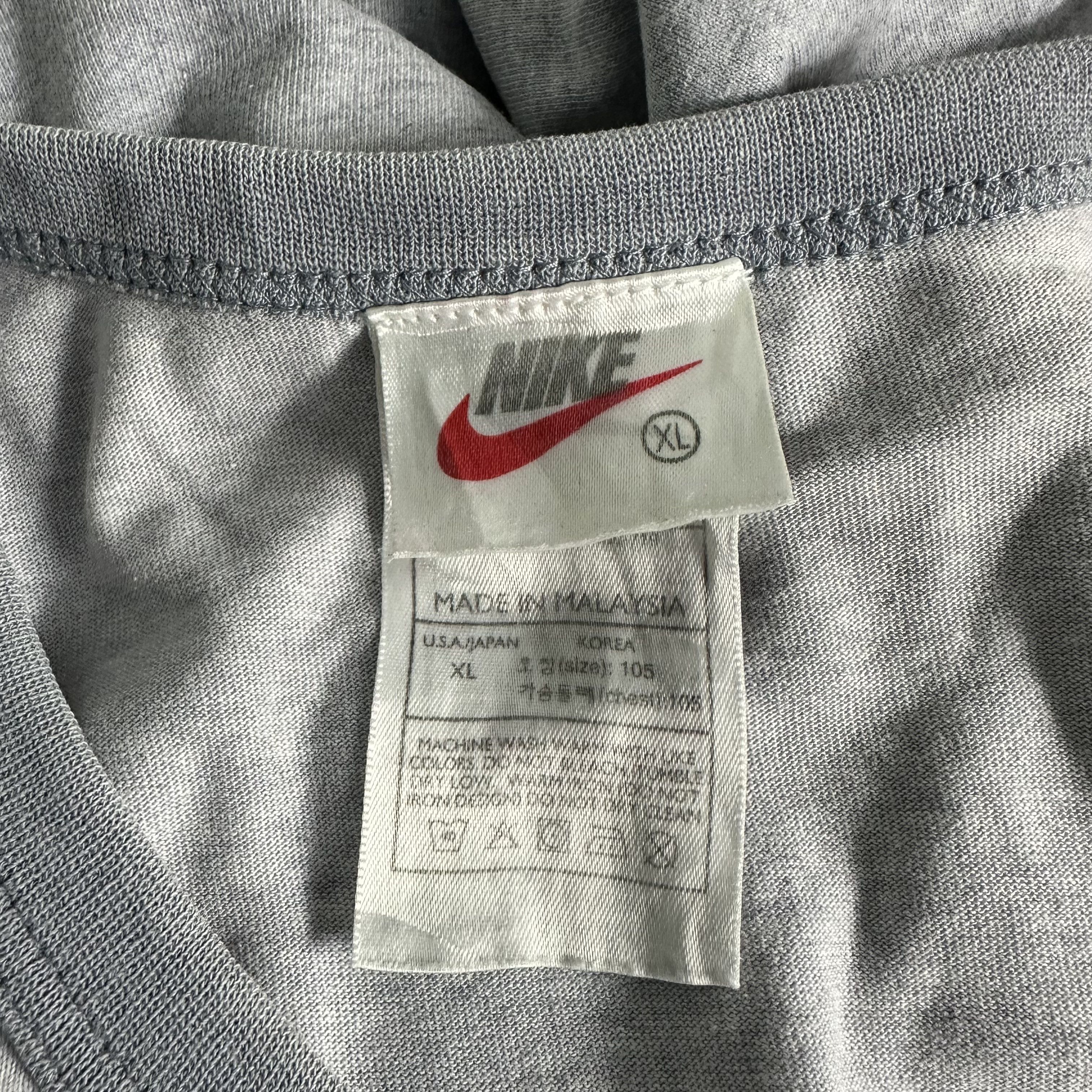 Nike 🔥RARE🔥Vintage Nike Swoosh Ringer T-shir Size US XL / EU 56 / 4 - 5 Thumbnail