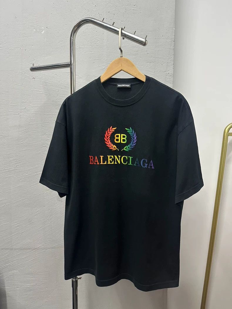 Balenciaga Balenciaga Rainbow wheat ear black Size US L / EU 52-54 / 3 - 1 Thumbnail