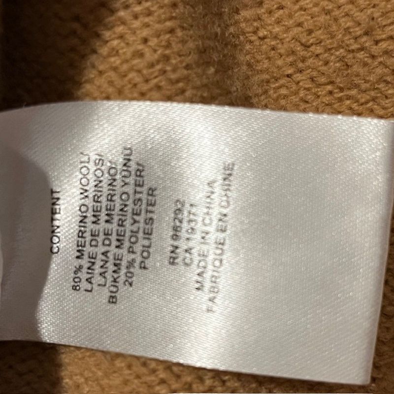Tibi Tibi Merino Wool V-neck Puff Sleeve Camel Sweater Small Size S / US 4 / IT 40 - 13 Thumbnail