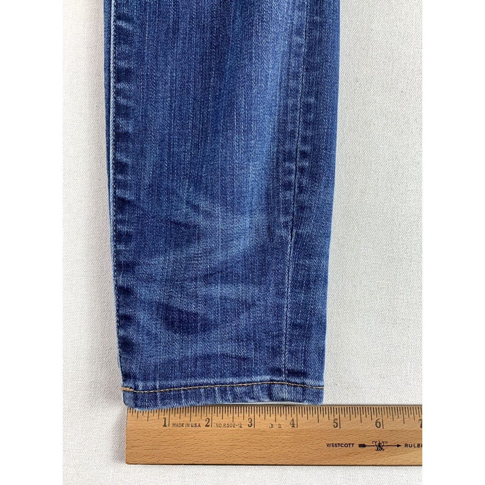 Madewell MADEWELL JEANSWOMENSSIZE24BLUEHIGHRISERSKINNY (FLAT LAY IS 25X28) Size 42" / US 20 - 3 Thumbnail