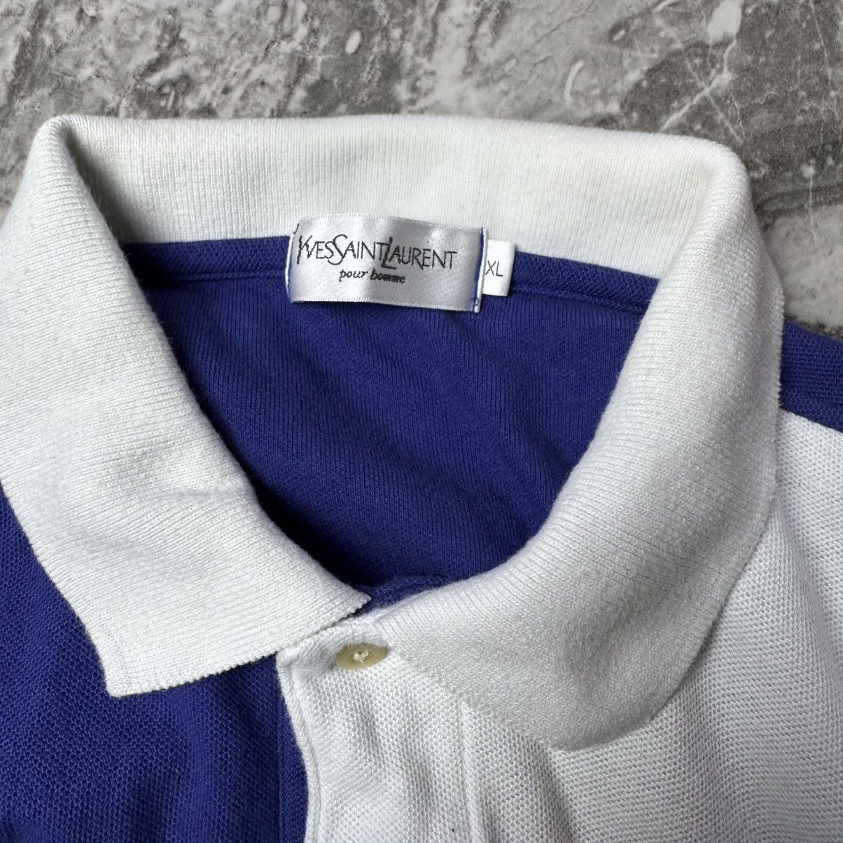 Vintage × Yves Saint Laurent Vintage Yves Saint Laurent Polo Tee Size US XL / EU 56 / 4 - 5 Thumbnail