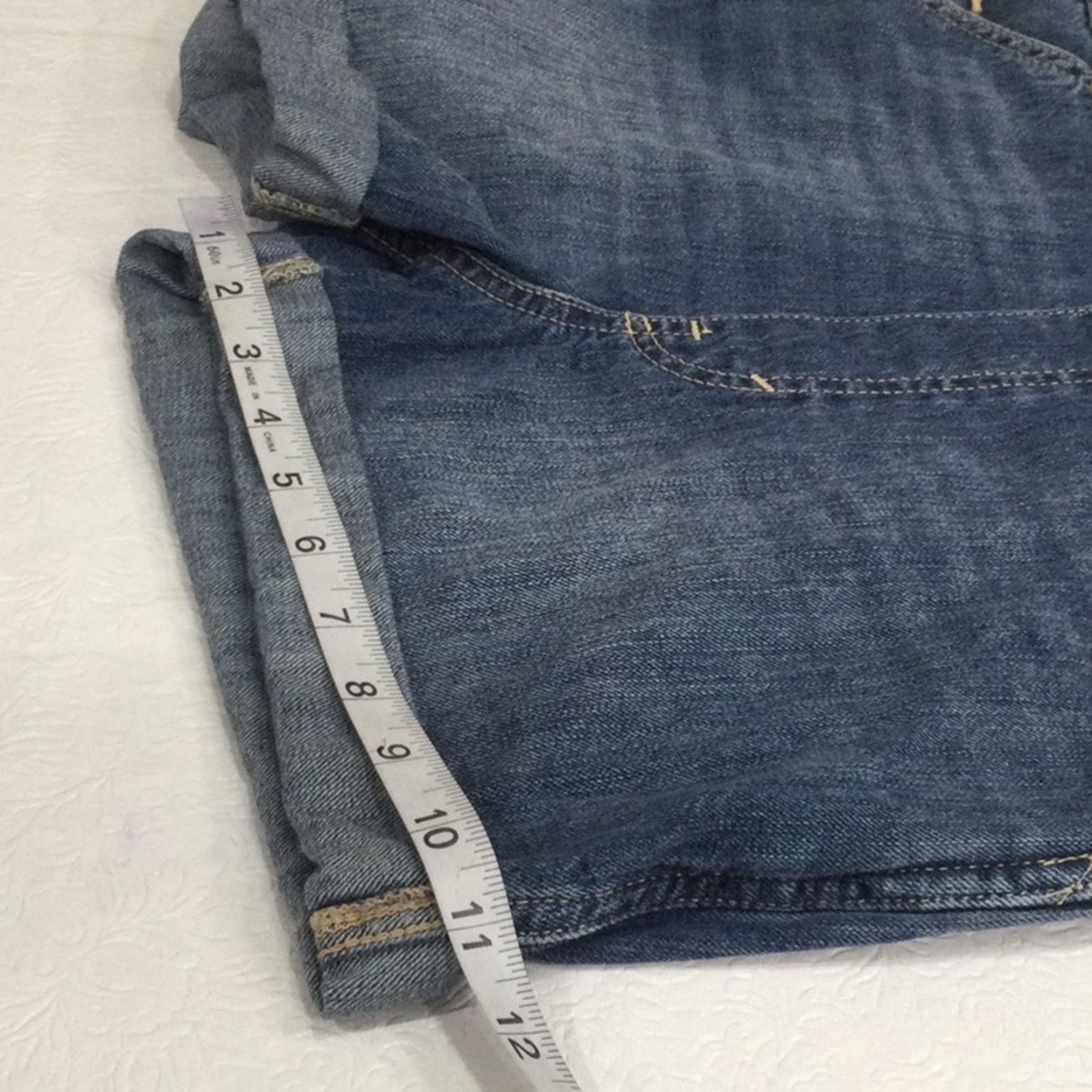 Gap Gap Denim Bib Adjustable Strap Button Side Overalls Size 2 Size 27" / US 4 / IT 40 - 15 Thumbnail