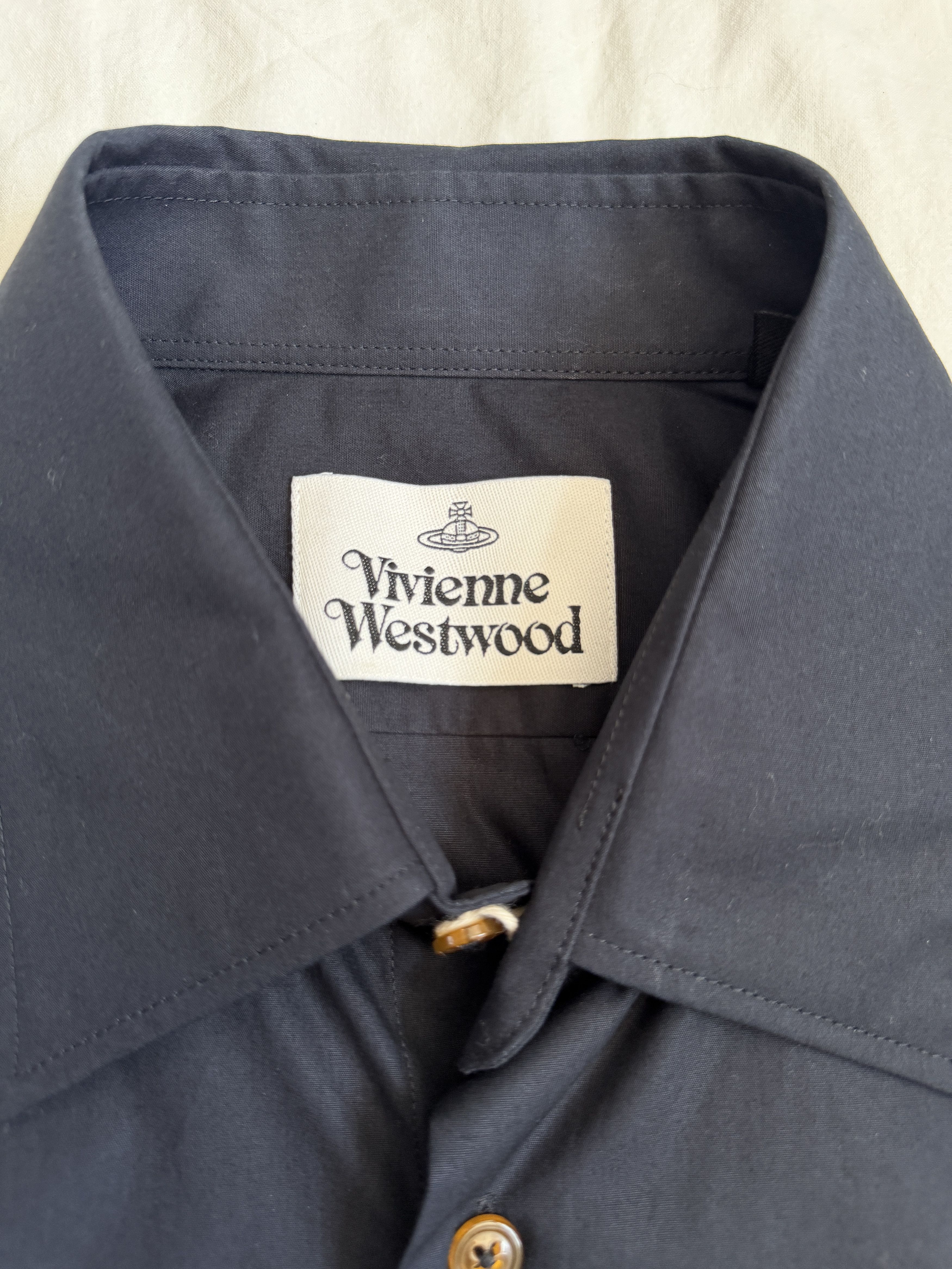 Vivienne Westwood Vivienne Westwood MAN Cotton Orb Embroidery Shirt Size US M / EU 48-50 / 2 - 3 Thumbnail