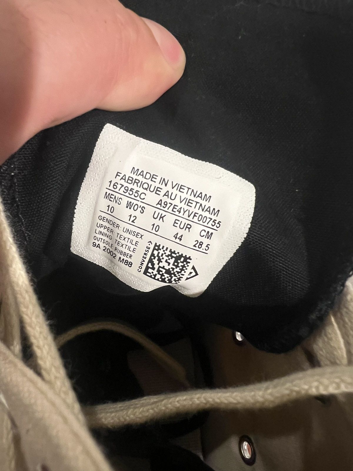 Converse × Fear of God Converse x Fear of God Chuck Taylor All Star 70 Hi Size US 10 / EU 43 - 6 Thumbnail