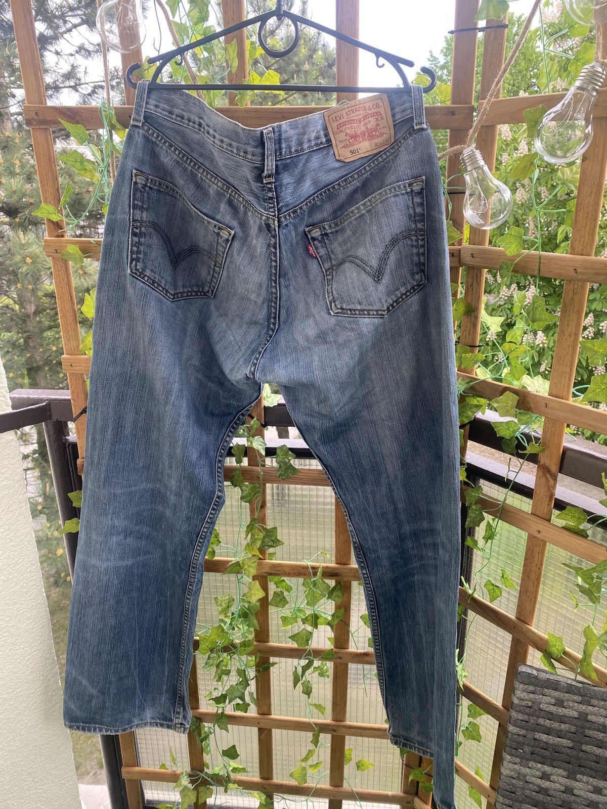 Levi's × Vintage Vintage Levi's 501 Size 34x32 273 Button Jeans 00s Size US 34 / EU 50 - 3 Thumbnail