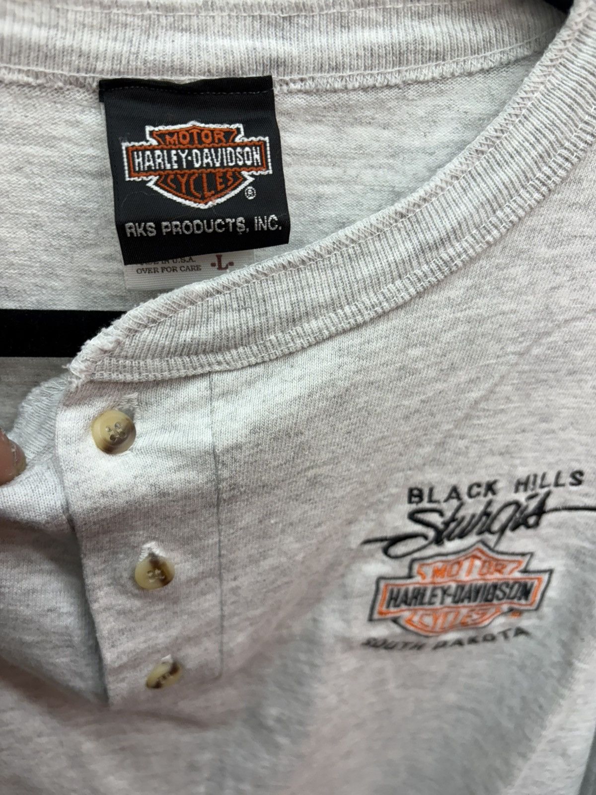 Harley Davidson × Vintage Vintage Sturgis Harley Davidson Tshirt Size US L / EU 52-54 / 3 - 2 Thumbnail