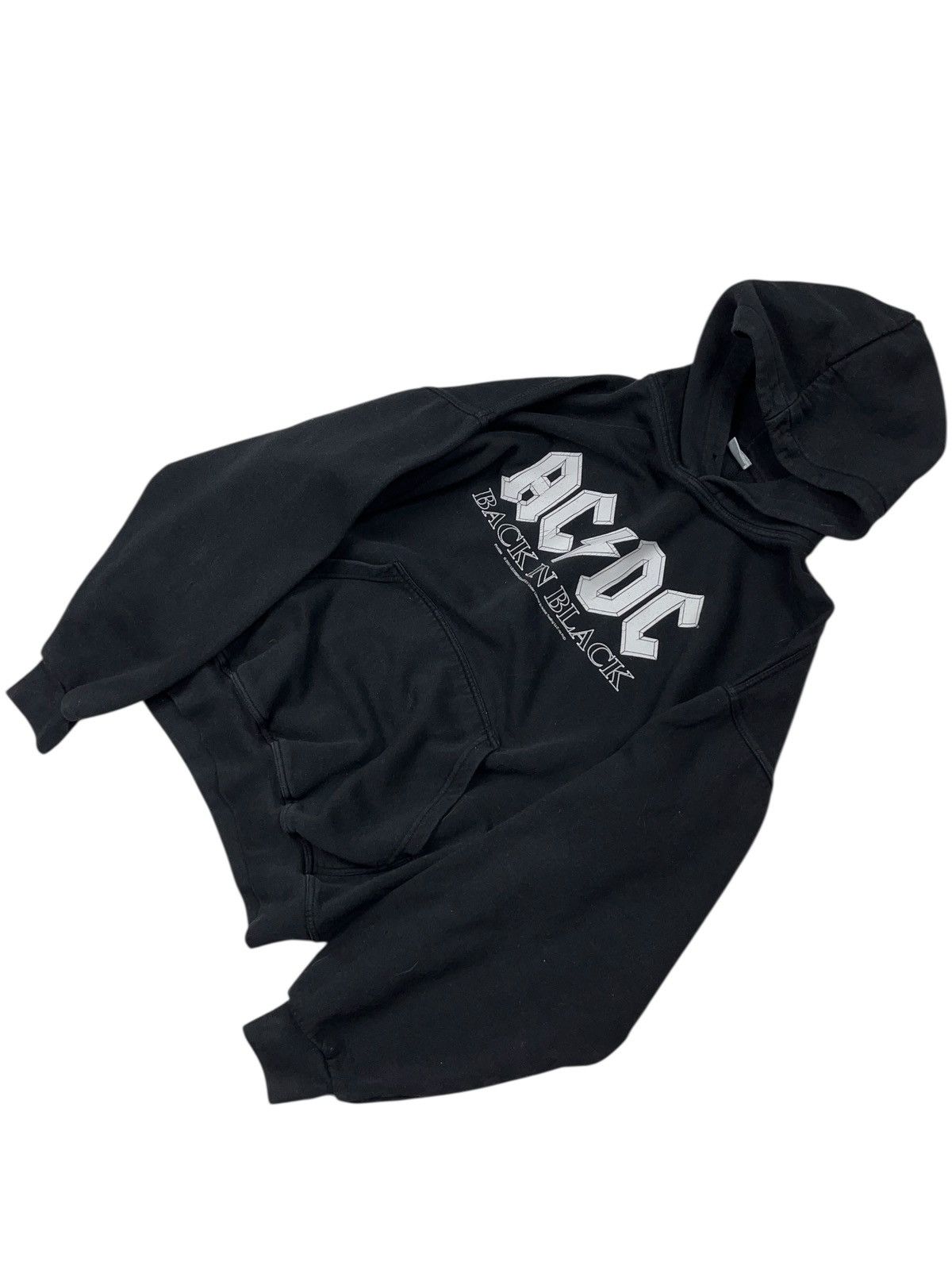 Band Tees Vintage 2001 AC/DC Oversized Hoodie Balenciaga Style Size US XL / EU 56 / 4 - 2 Thumbnail
