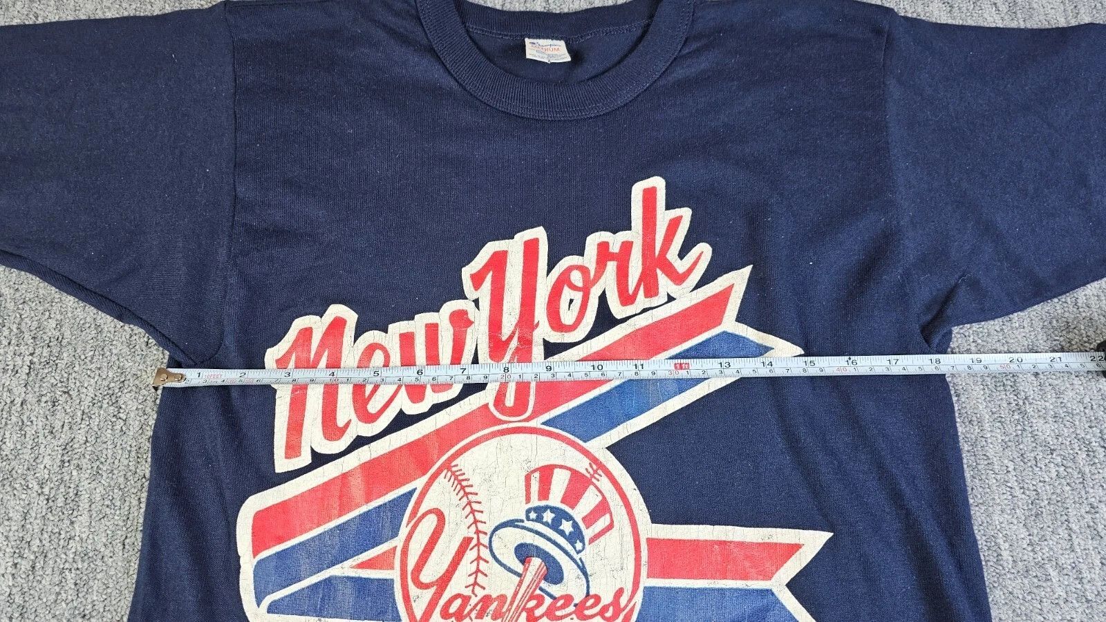 Champion Champion Yankees 1988 T-Shirt Single Stitch USA Navy Blue M Size US M / EU 48-50 / 2 - 11 Thumbnail