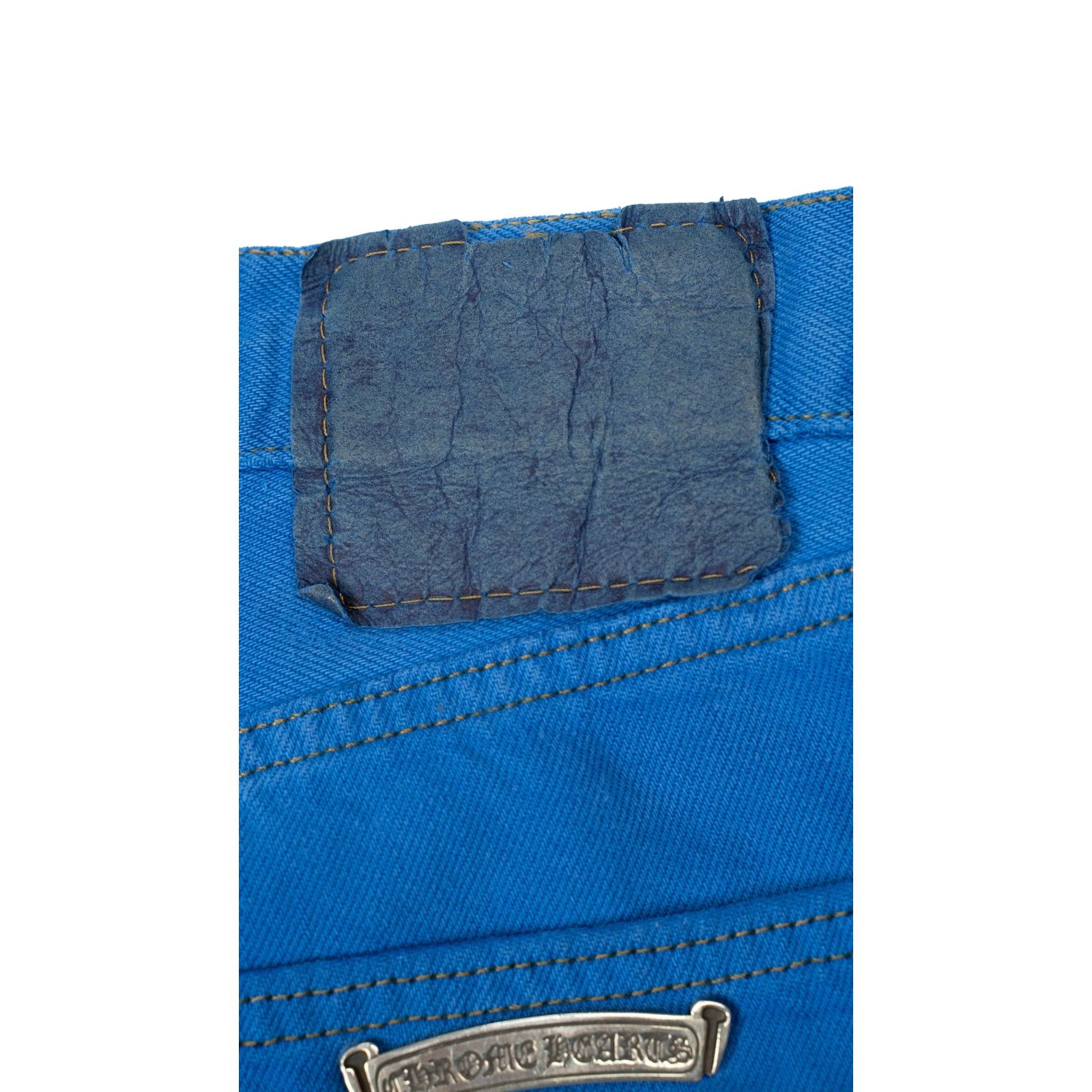 Chrome Hearts London Exclusive Blue Cross Patch Jeans Size US 36 / EU 52 - 8 Thumbnail