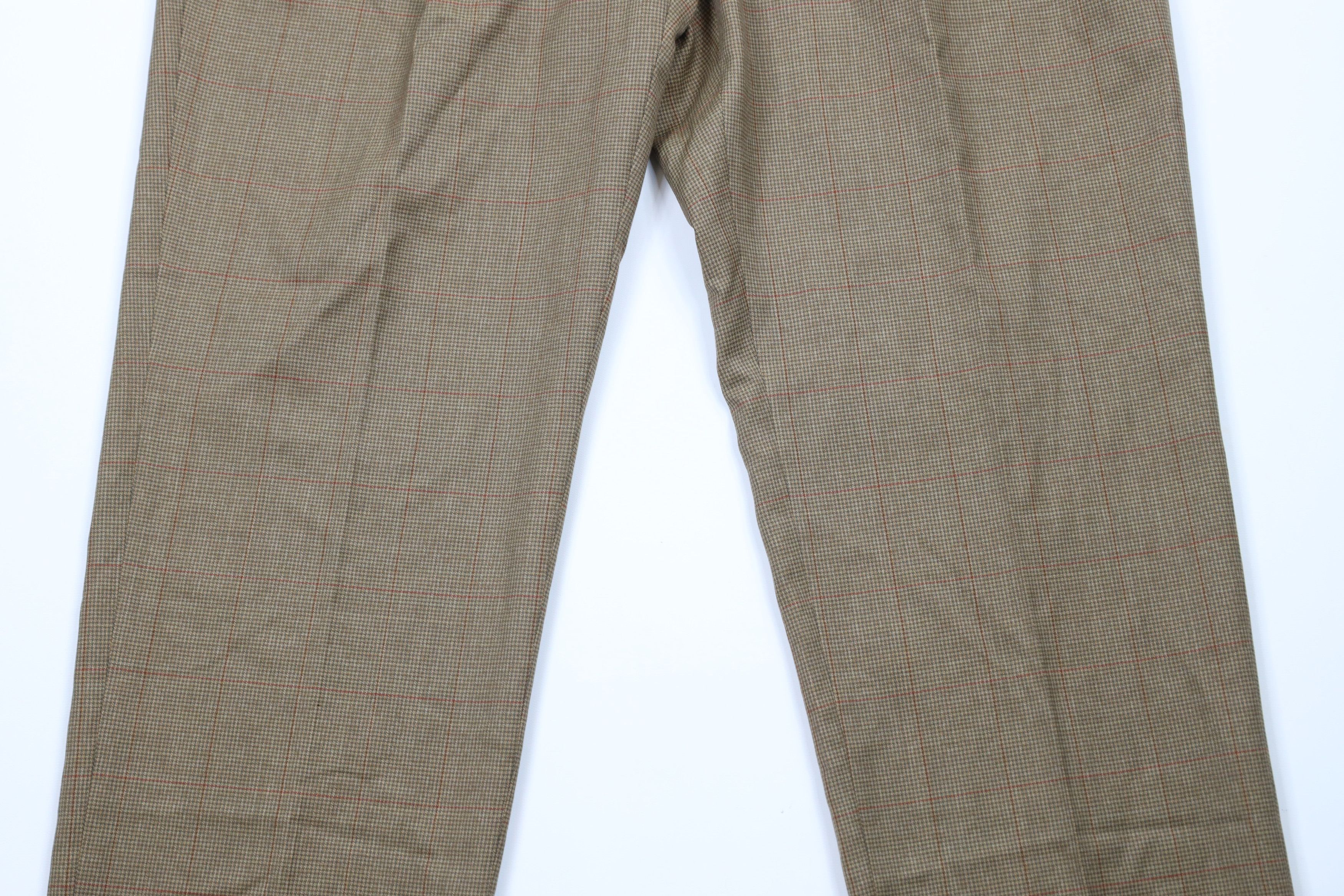 Tommy Hilfiger × Vintage Vintage 90s Tommy Hilfiger Cuffed Houndstooth Chino Pants Size US 36 / EU 52 - 3 Thumbnail