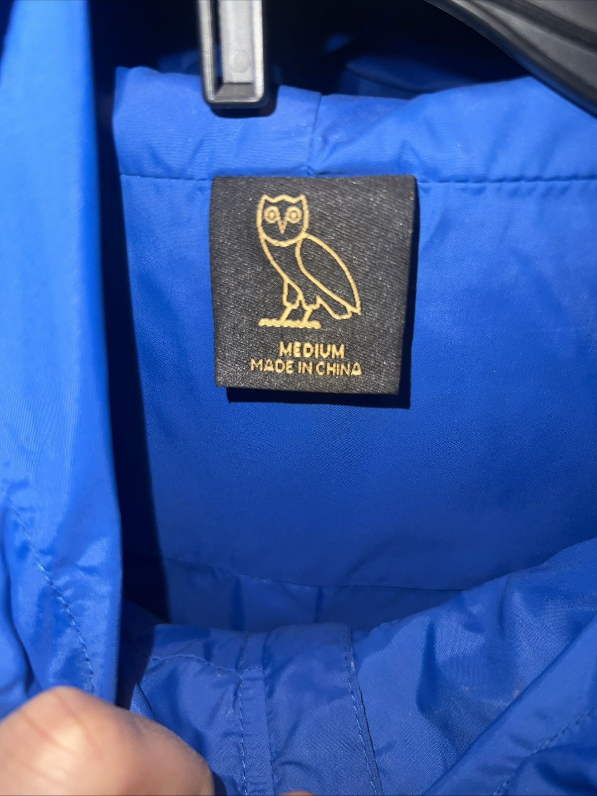 October's Very Own Mens OVO Blue windbreaker Size Medium Size US M / EU 48-50 / 2 - 4 Thumbnail