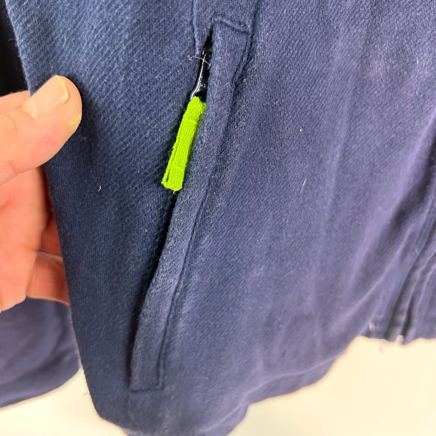 Vintage VINTAGE Danskin Now Zipper Fleece Jacket Womens 14 Blue Stripes Pockets Jacket Body Pocket Zipper Pockets Size XL / US 12-14 / IT 48-50 - 3 Thumbnail