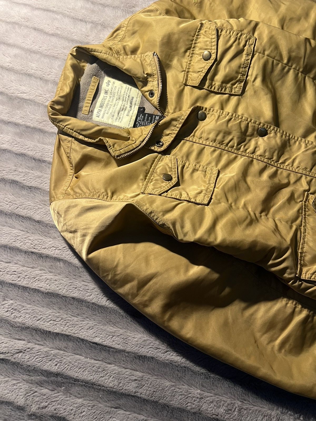 Alpha Industries Vintage alpha industries military jacket - bomber Size US M / EU 48-50 / 2 - 7 Thumbnail