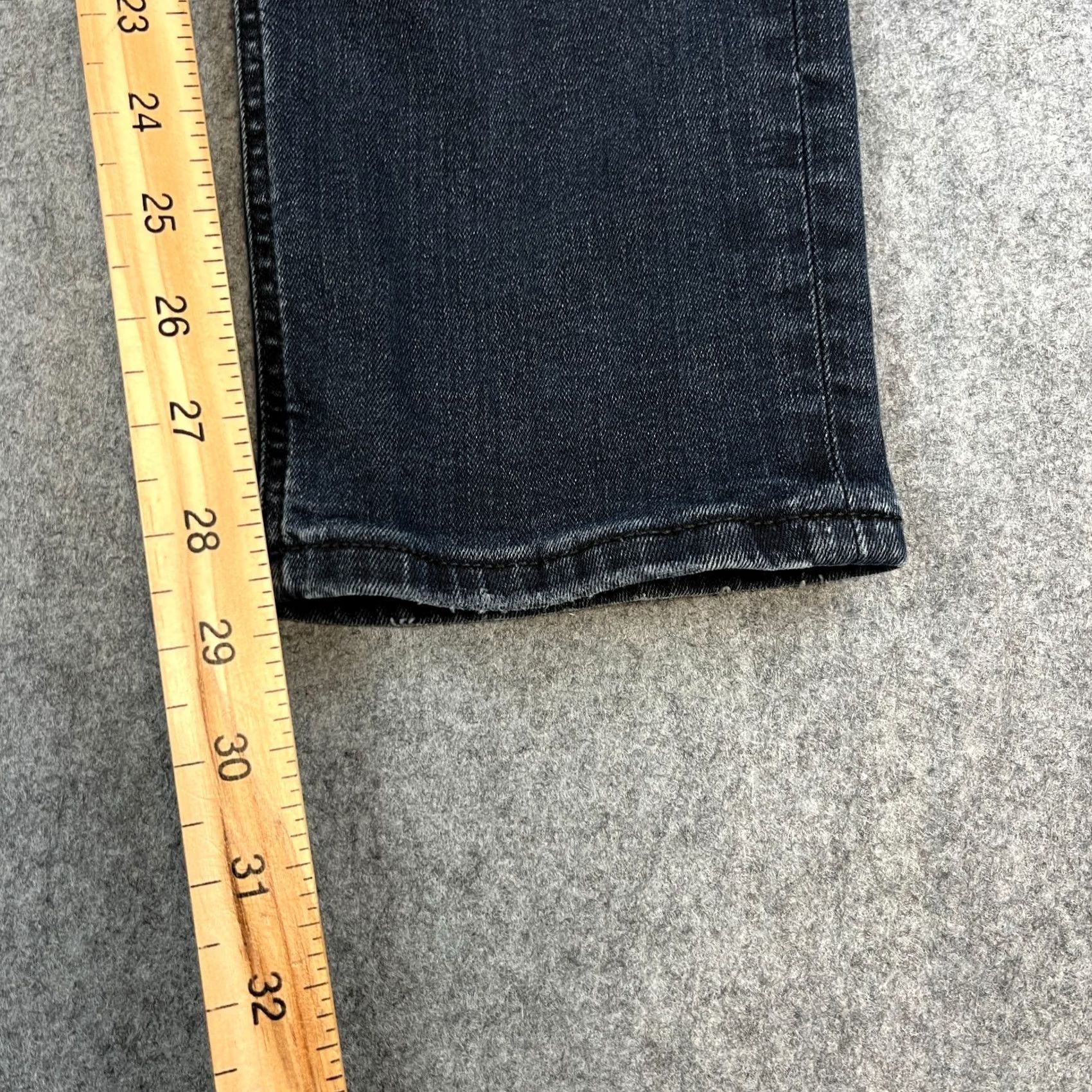 Hugo Boss HUGO BOSS Jeans Slim Fit 30 32 Delaware Denim Blue Dark Wash Stretch Five-Pocket Men Clothing Regular Pocket Type Size US 30 / EU 46 - 4 Thumbnail