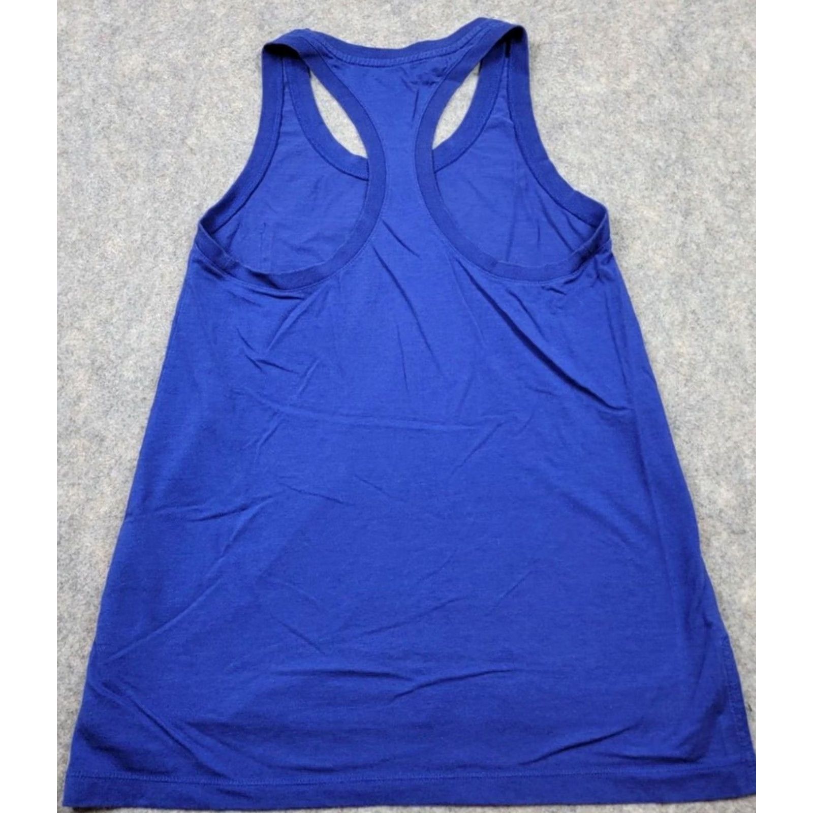 Nike Nike Tank Womens Small Blue Racerback Athletic Sports Shirt Size S / US 4 / IT 40 - 2 Thumbnail