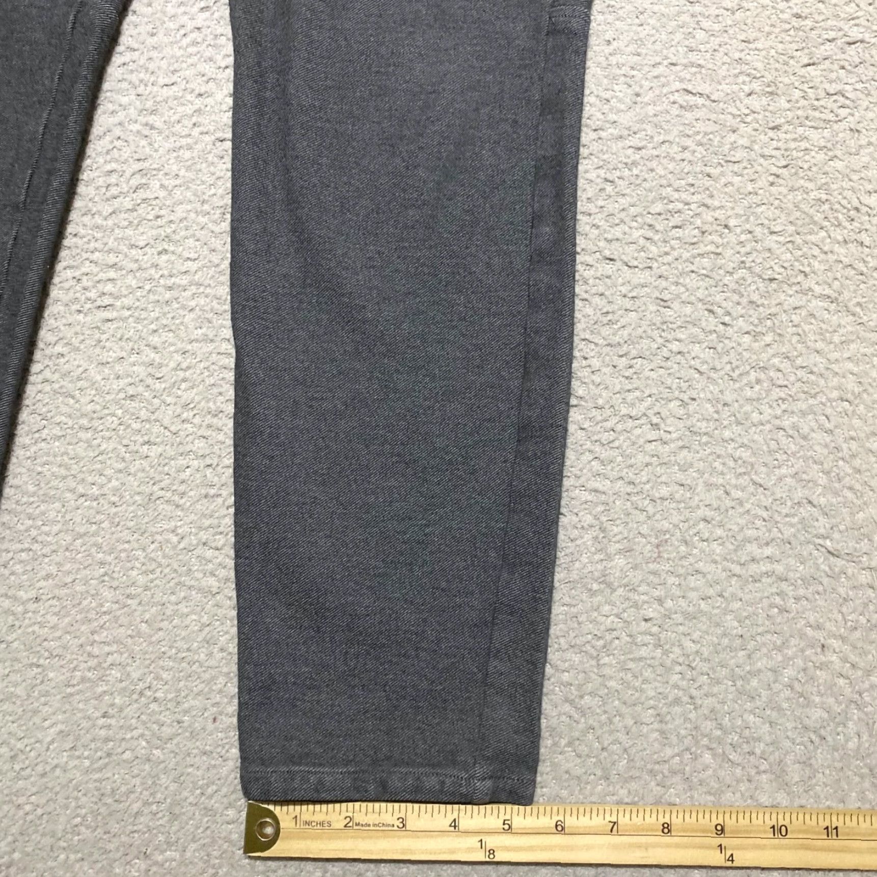 Talbots Talbots Womens Pants 12 Gray Skinny Ankle Stretch Regular 26in Inseam Office Business Casual Fall Spring Summer Winter Pattern Solid 90s Preppy Womens Size 34" / US 12 / IT 48 - 5 Thumbnail