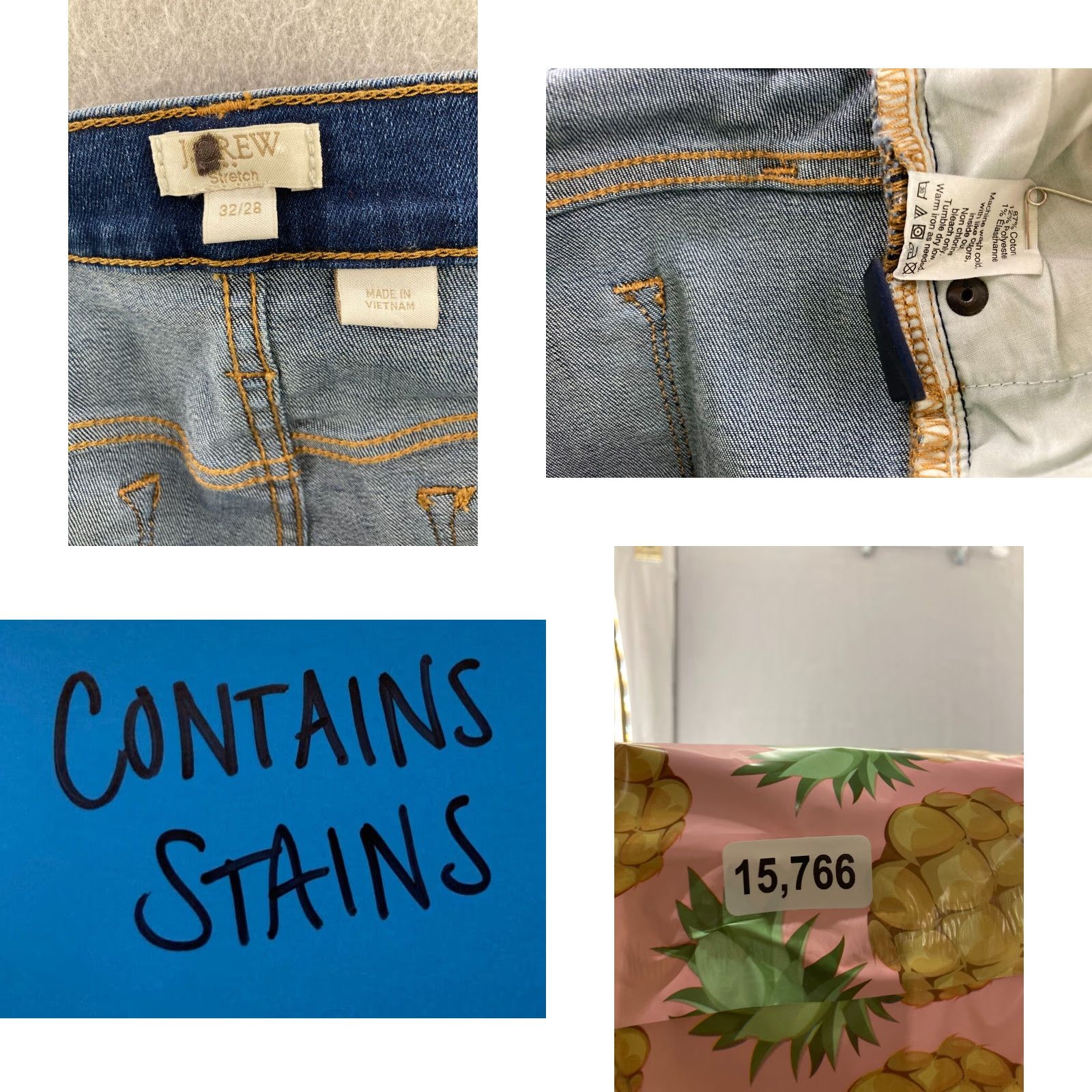 J.Crew J.CREW Women's 32x28 Medium Wash Straight Jeans Denim Regular Fit Blue Size 24" / US 00 / IT 34 - 8 Thumbnail