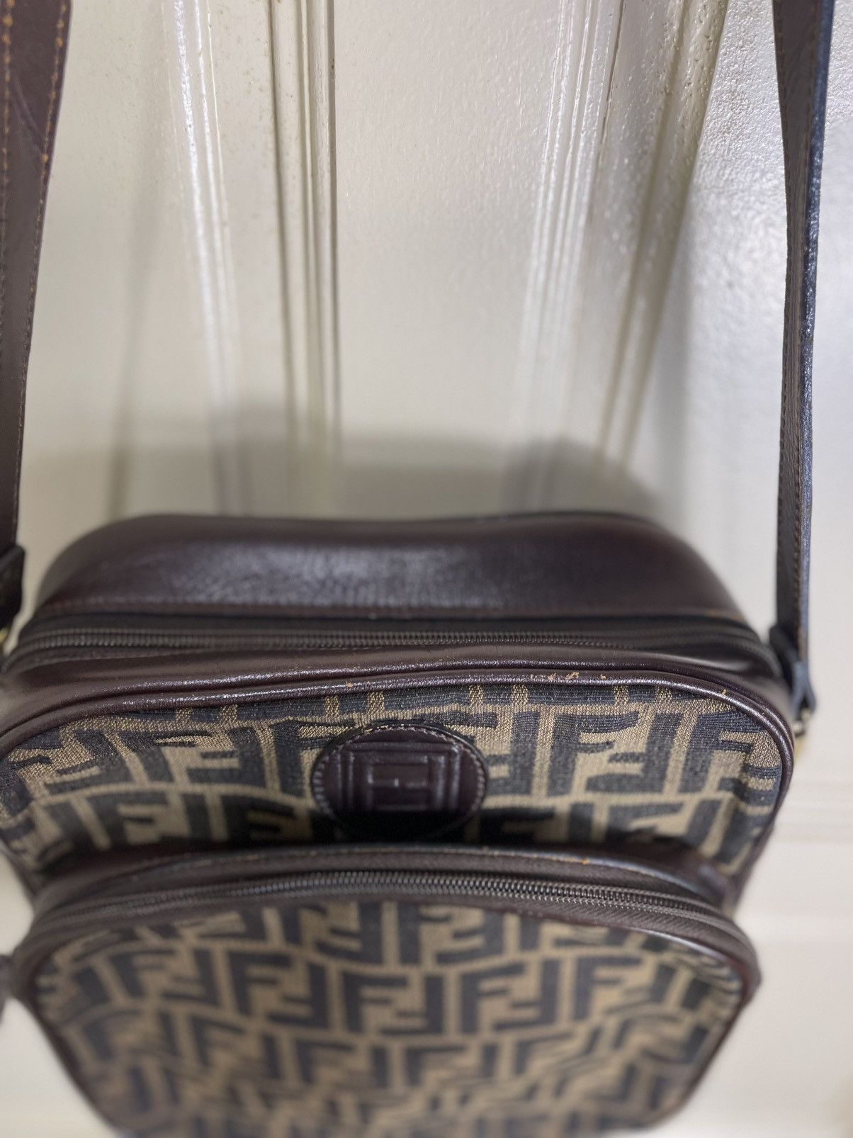 Fendi Vintage Fendi Zucca Monogram Shoulder Bag Size ONE SIZE - 5 Thumbnail