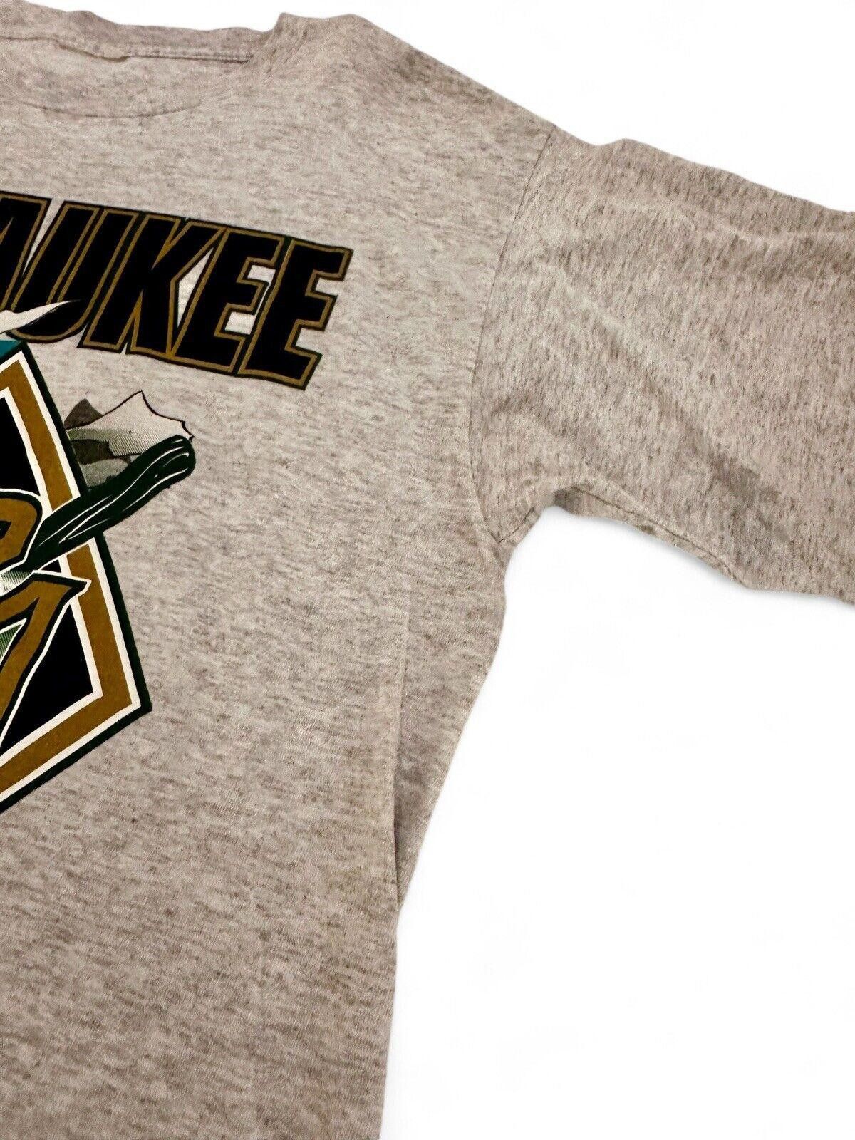 Nutmeg Vintage Milwaukee Brewers Nutmeg Shirt Size Large Size ONE SIZE - 5 Thumbnail