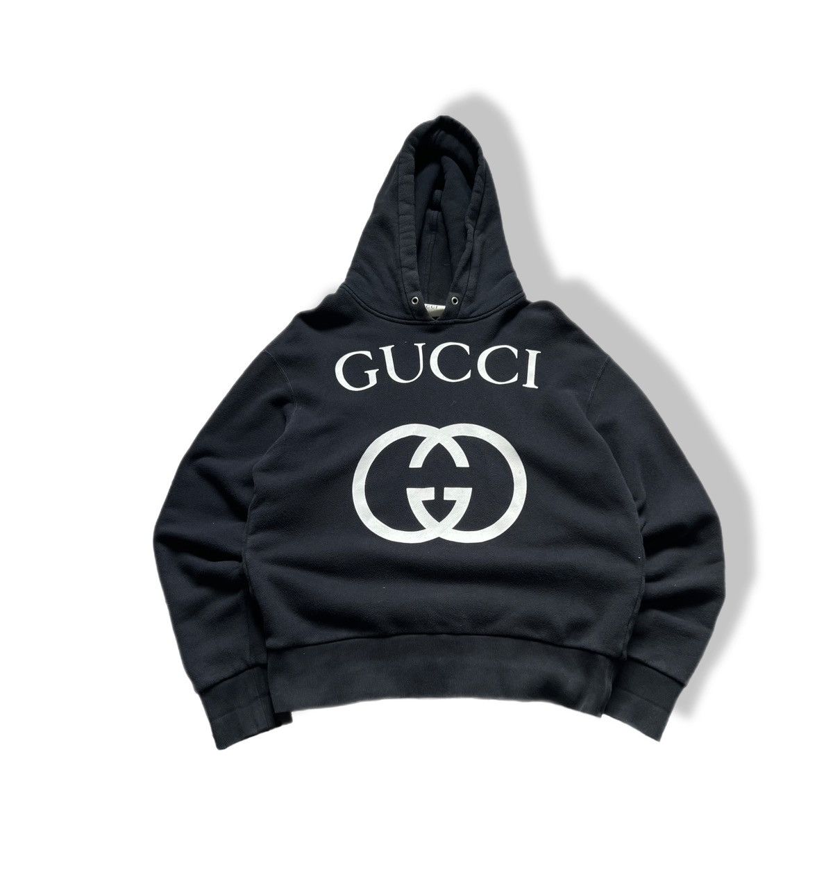 Gucci Gucci hoodie Black Big Logo luxury Size US S / EU 44-46 / 1 - 1 Thumbnail